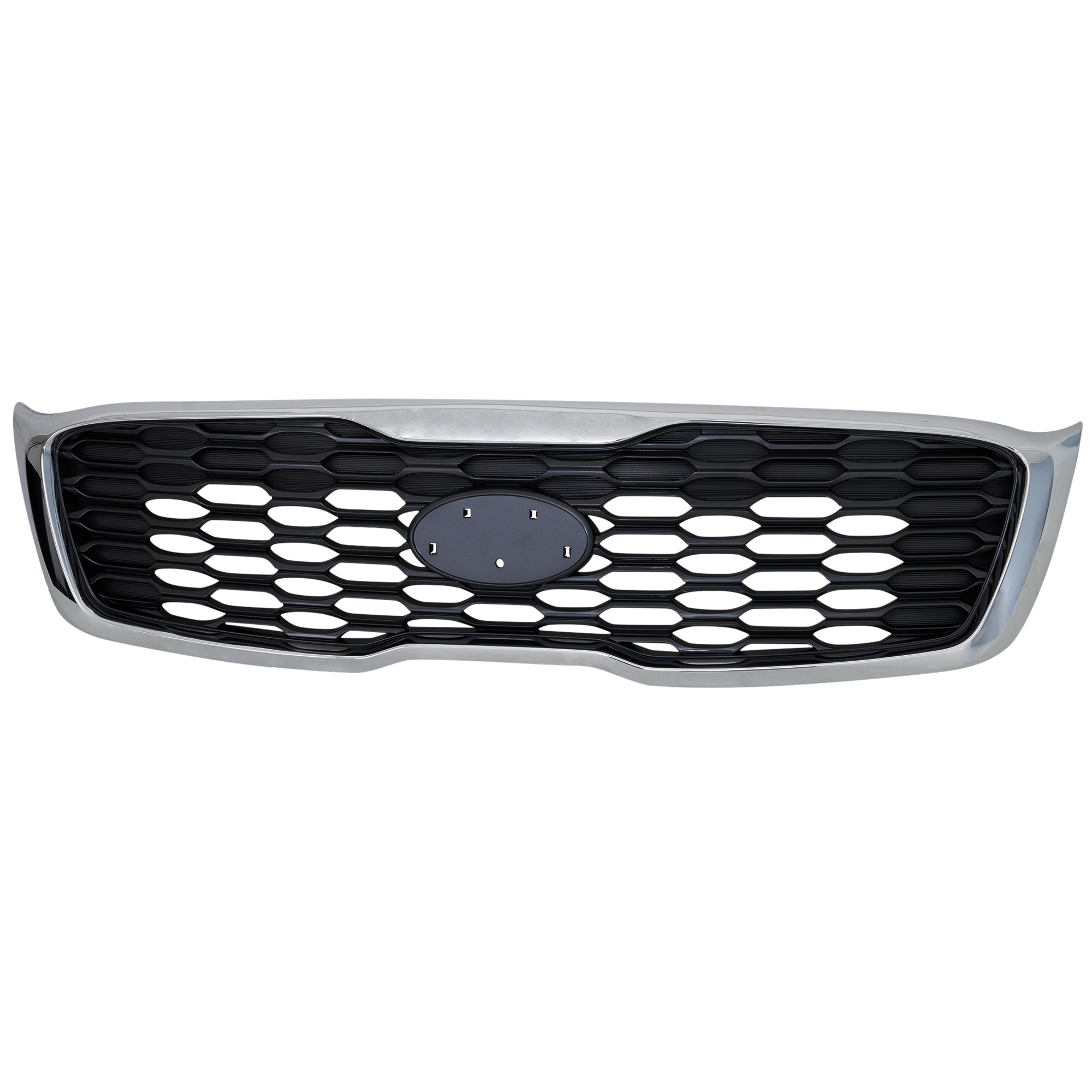 AM SORENTO 19-20 GRILLE Chrome Shell w Painted Dark Gray Trim EX EX Premium EX Sport S Models SKU RK07010023 Partslink KI1200206 OEM 86380C6510