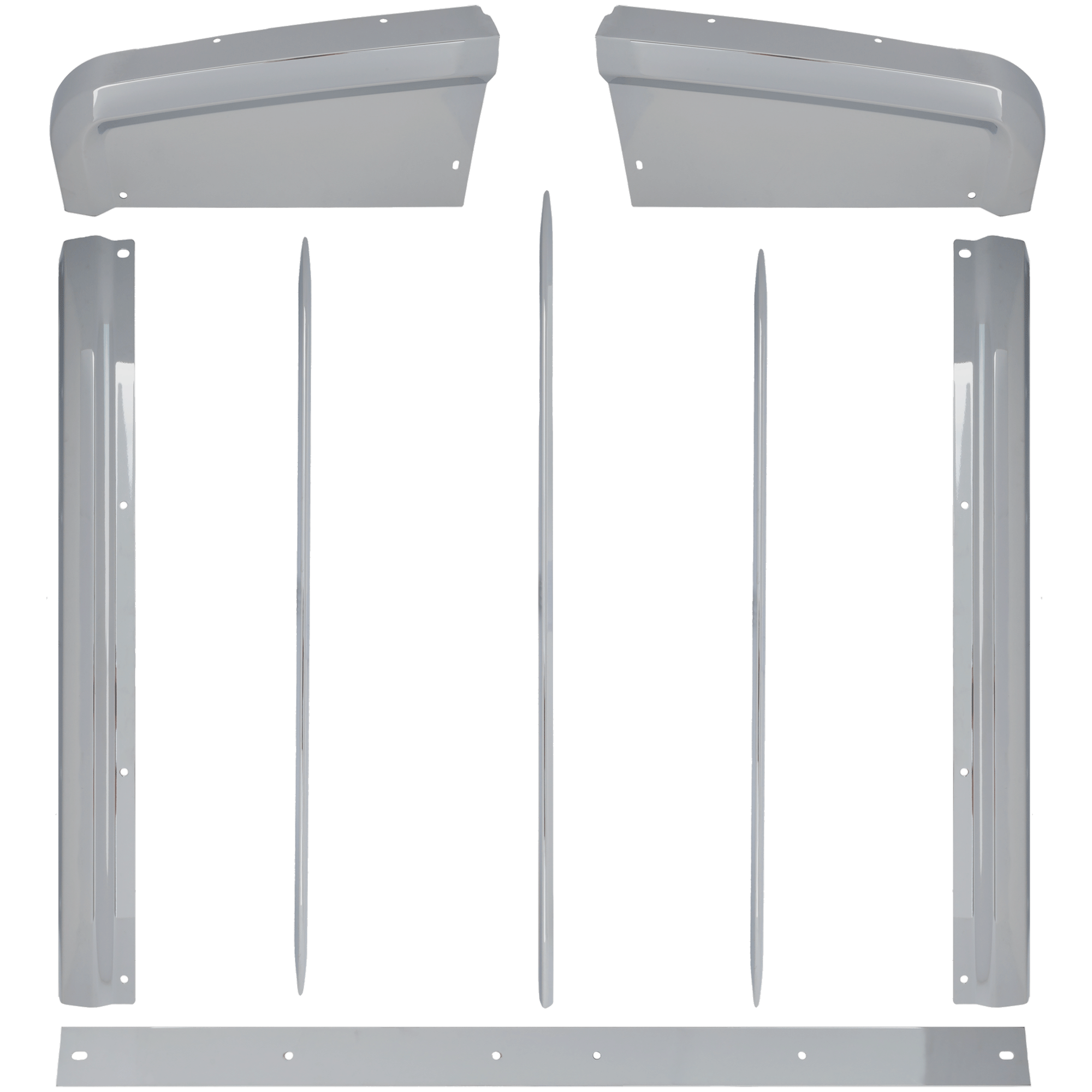 AM KENWORTH W900-86-22 GRILLE Chrome Shell and Insert Hood Mounted SKU RK07010033 HD OEM K212203R K212203 K212204 K2122