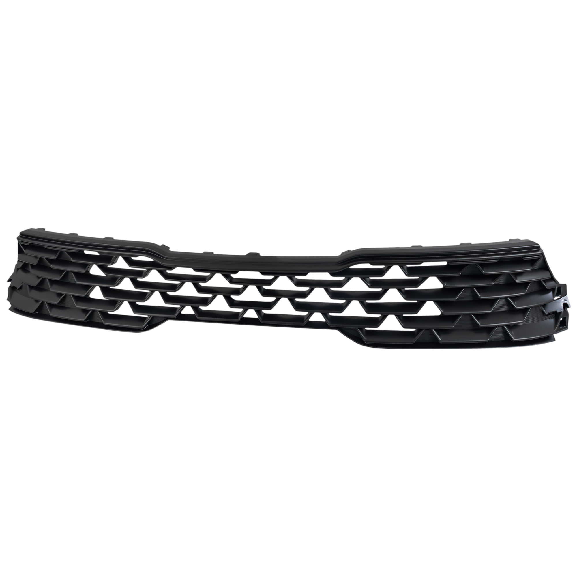 AM K5-21-24 GRILLE Upper Primed Dark Gray Shell and Insert w Grille Extension EX LX LXS Models SKU RK07010033Q Partslink KI1200219C OEM 86351L3000 PFM 863B5L3000 PFM