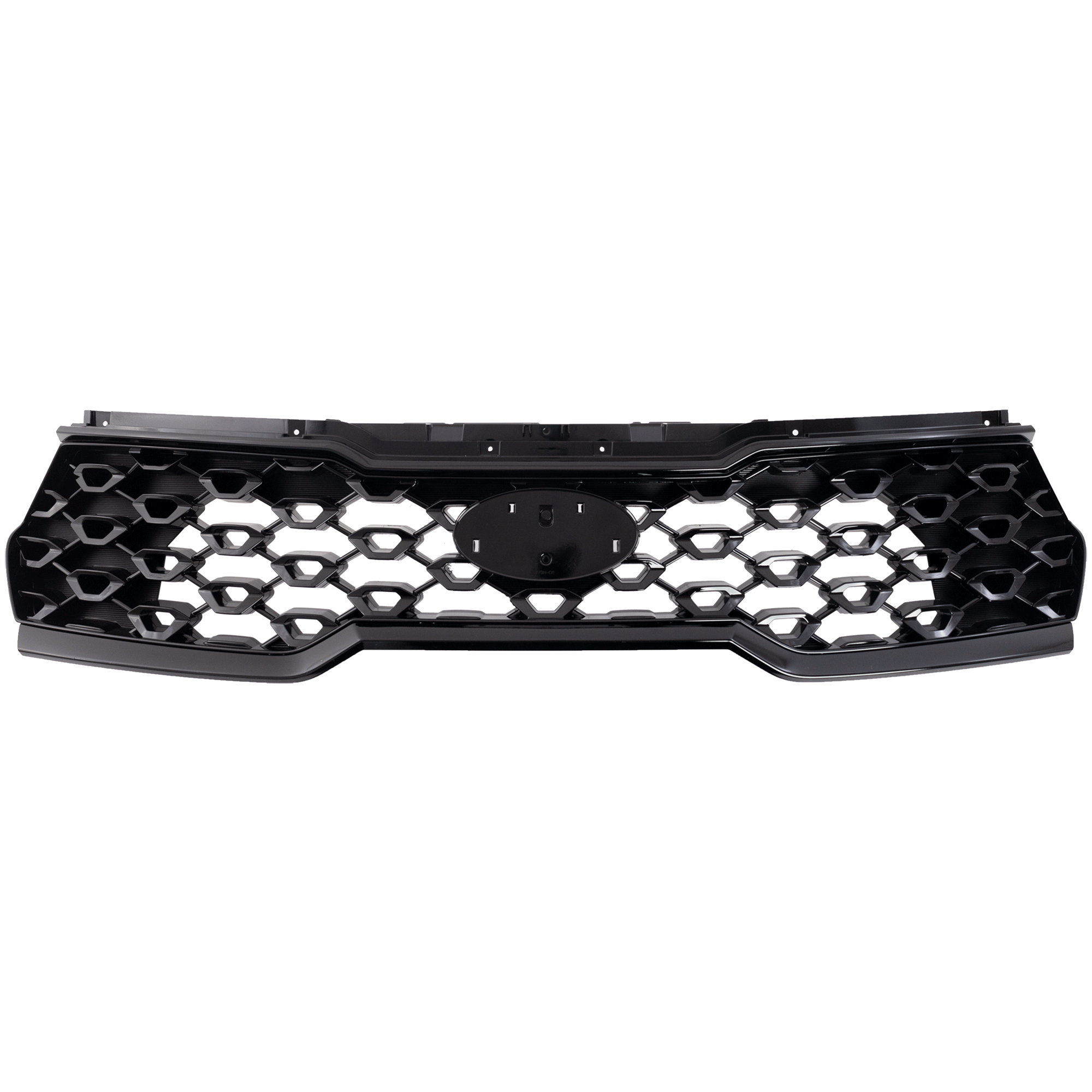 AM SORENTO 21-21 GRILLE Painted Black Shell and Insert w Black Molding LX S EX SX Models CAPA SKU RK07010037Q Partslink KI1200221C OEM 86350R5300