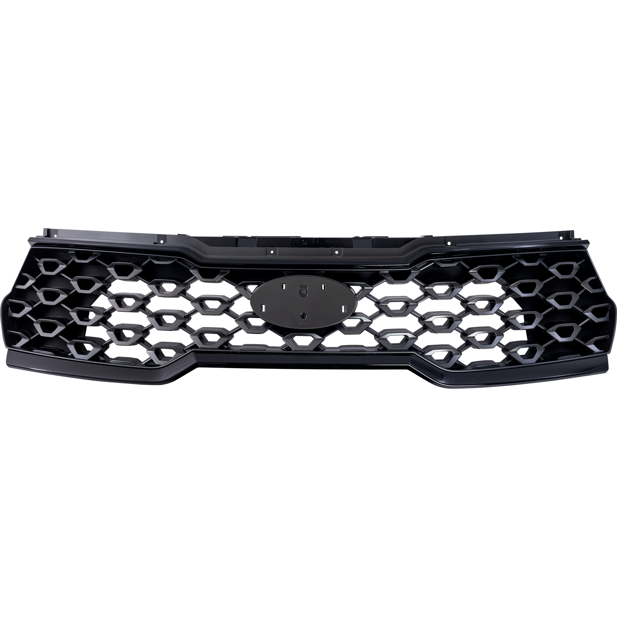 AM SORENTO 21-21 GRILLE Painted Silver Shell and Insert w Black Molding LX S EX SX Models SKU RK07010038 Partslink KI1200220 OEM 86350R5200