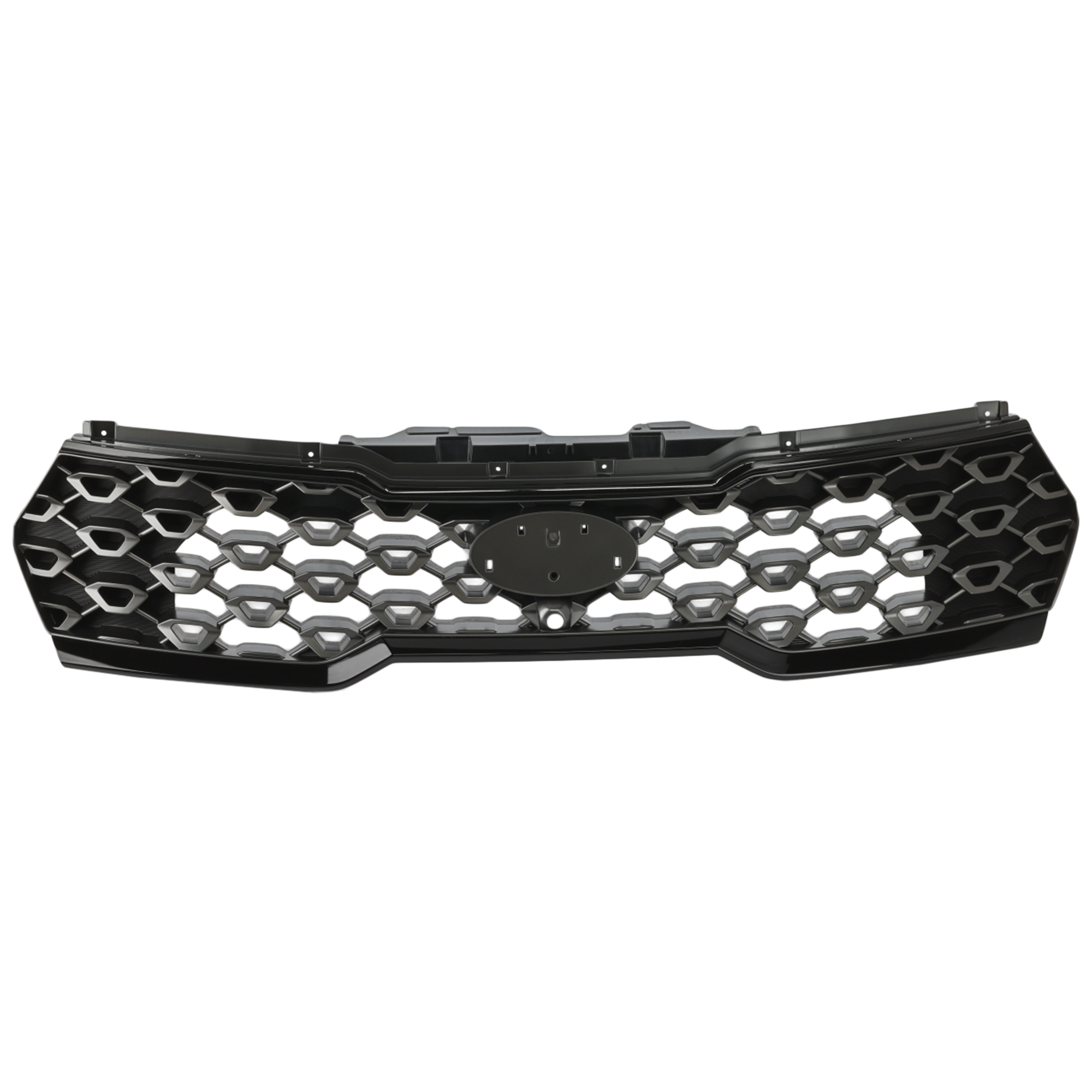AM SORENTO 21-21 GRILLE Painted Silver Shell and Insert w Black Molding SX Prestige Model CAPA SKU RK07010039Q Partslink KI1200222C OEM 863A0R5200