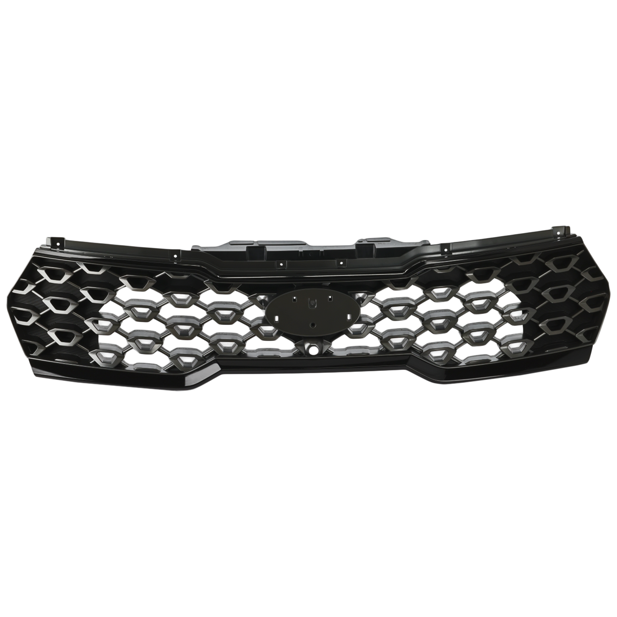 AM SORENTO 21-21 GRILLE Painted Black Shell and Insert w Black Molding SX Prestige Model CAPA SKU RK07010040Q Partslink KI1200223C OEM 86350R5310