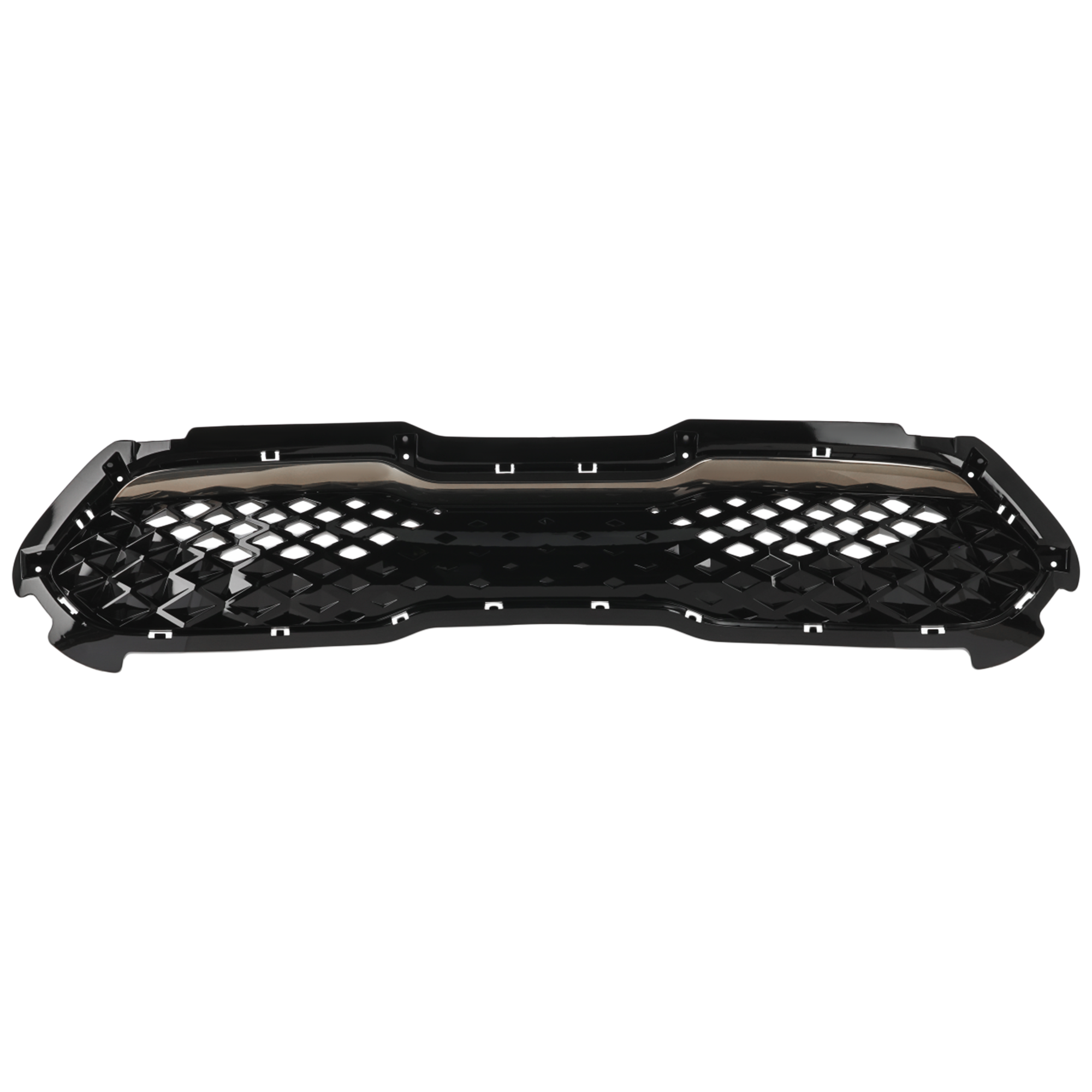 AM NIRO 20-22 GRILLE Painted Black Shell and Insert w Smoke Black Molding Radiator Grille SKU RK07010042 Partslink KI1200214 OEM 86350G5600