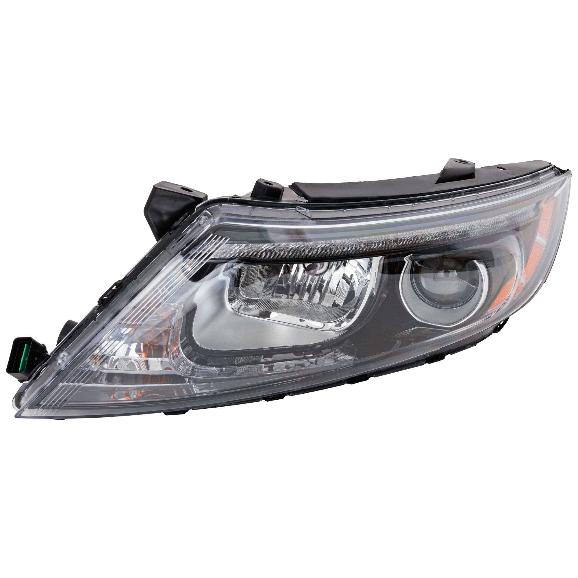 AM OPTIMA 14-15 HEAD LAMP LH Assembly HID Xenon w HID Kit w DRL Exc. Hybrid Models USA Built Vehicle CAPA SKU RK10010002Q Partslink KI2502178C OEM 921012T560