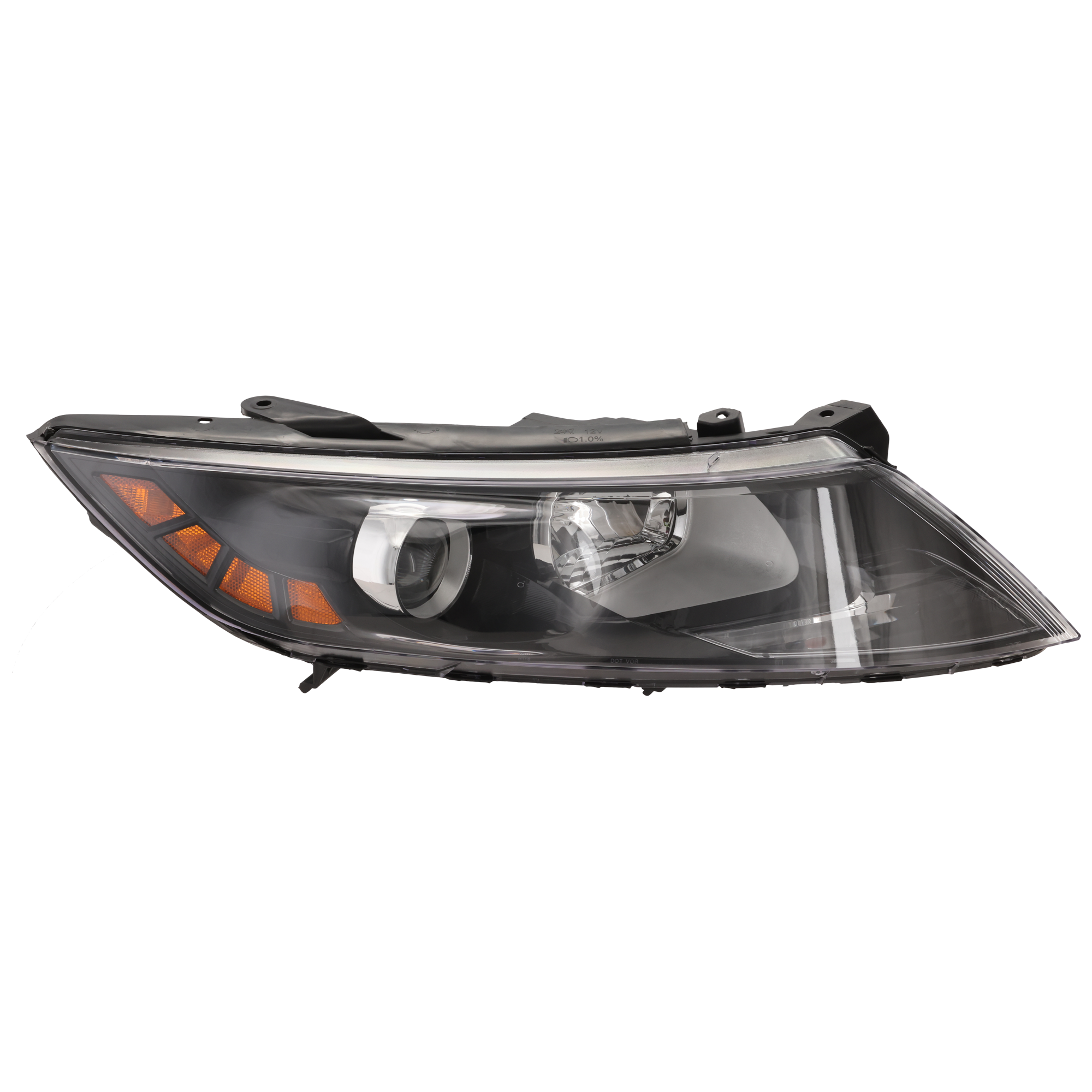 AM OPTIMA 11-11 HEAD LAMP RH Assembly Halogen Exc. Hybrid Model Korea Built To 12-6-10 SKU RK10010003 Partslink KI2503146 OEM 921022T100