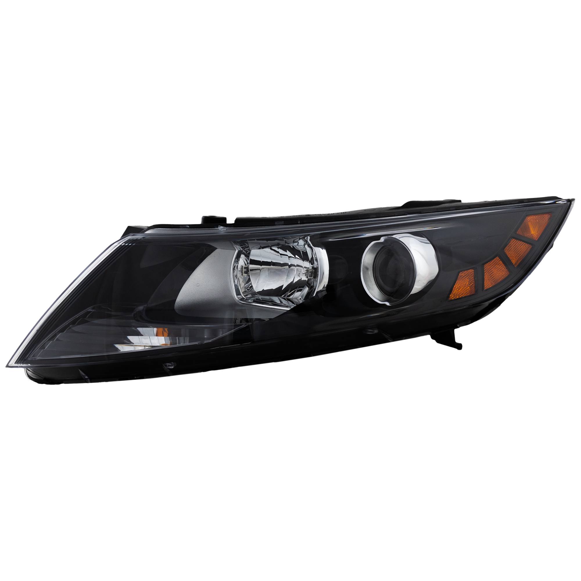AM OPTIMA 11-11 HEAD LAMP LH Assembly Halogen Exc. Hybrid Model Korea Built To 12-6-10 SKU RK10010004 Partslink KI2502146 OEM 921012T100