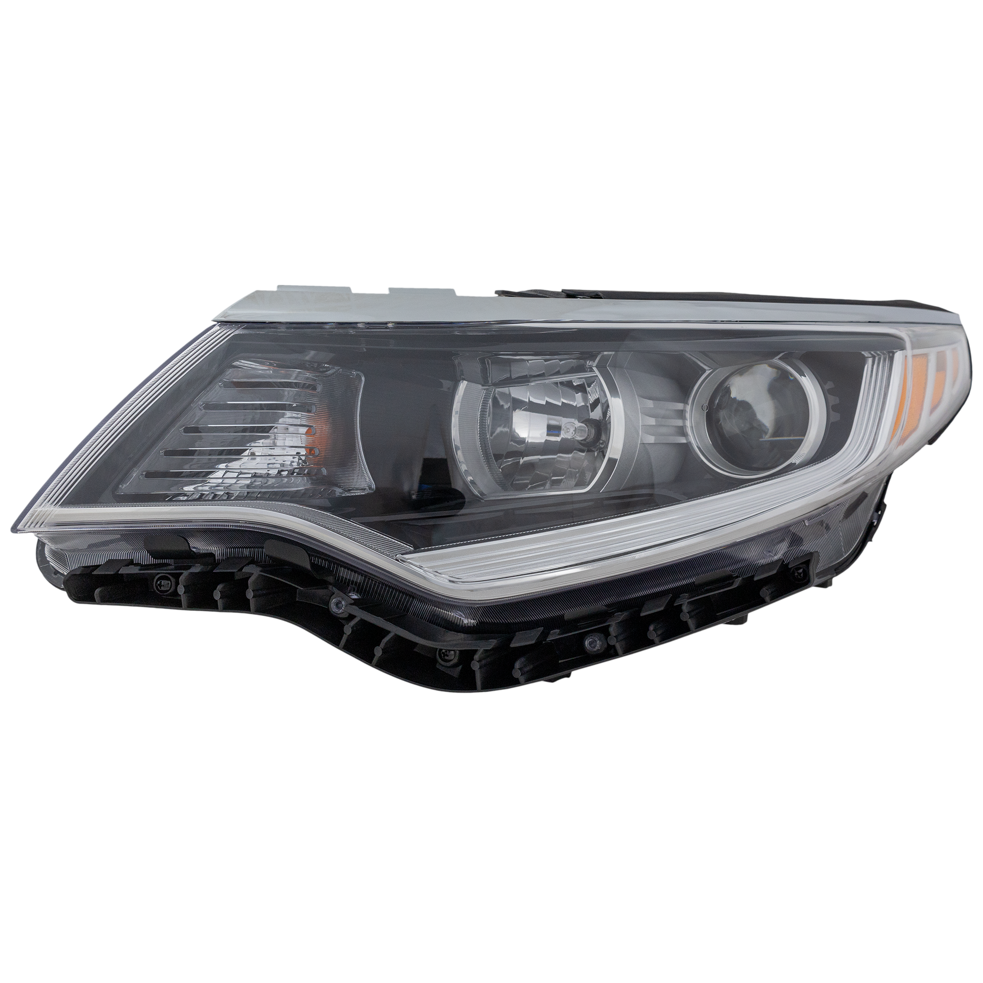 AM OPTIMA 16-18 HEAD LAMP LH Assembly Halogen Exc. Hybrid Model w o Daytime Running Light USA Built Vehicle CAPA SKU RK10010008Q Partslink KI2502196C OEM 92101D5000