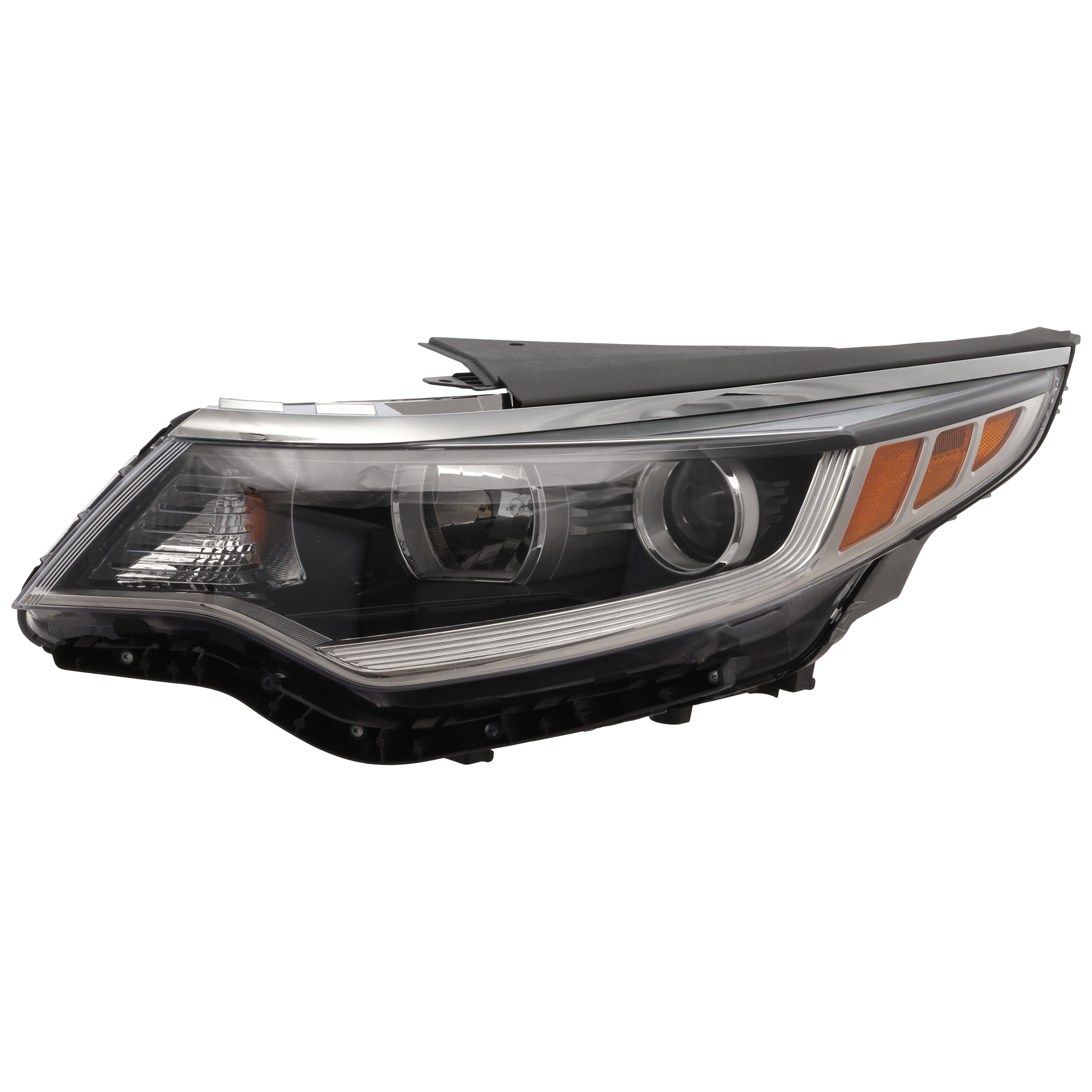 AM OPTIMA 16-18 HEAD LAMP LH Assembly Halogen Exc. Hybrid Model w o Daytime Running Light USA Built Vehicle SKU RK10010008 Partslink KI2502196 OEM 92101D5000