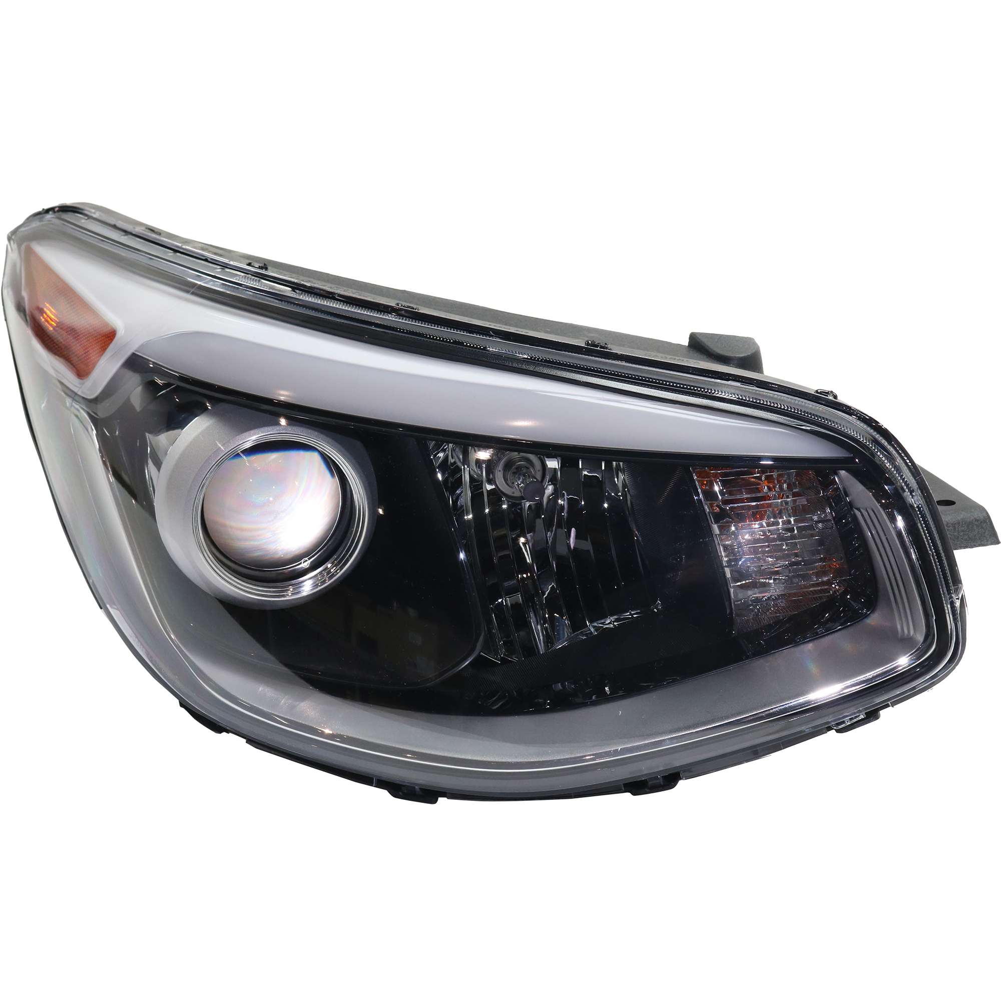 AM SOUL 17-19 HEAD LAMP RH Assembly Halogen Projector Type SKU RK10010021 Partslink KI2503223 OEM 92102B2750