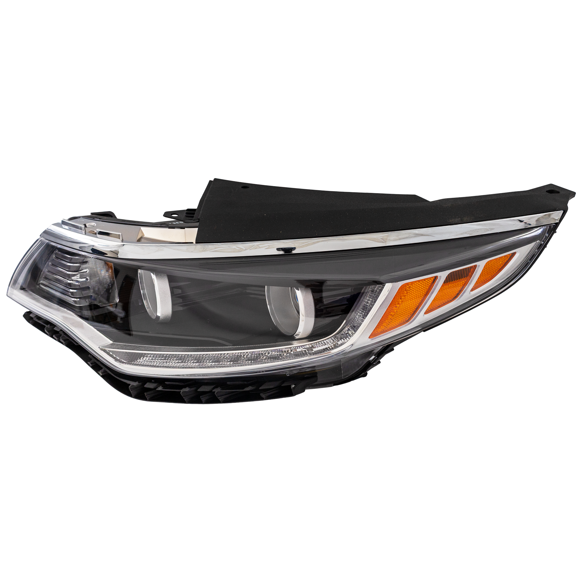 AM OPTIMA 16-17 HEAD LAMP LH Assembly Halogen Exc. Hybrid Model w DRL USA Built Vehicle SKU RK10010024 Partslink KI2502197 OEM 92101D5080