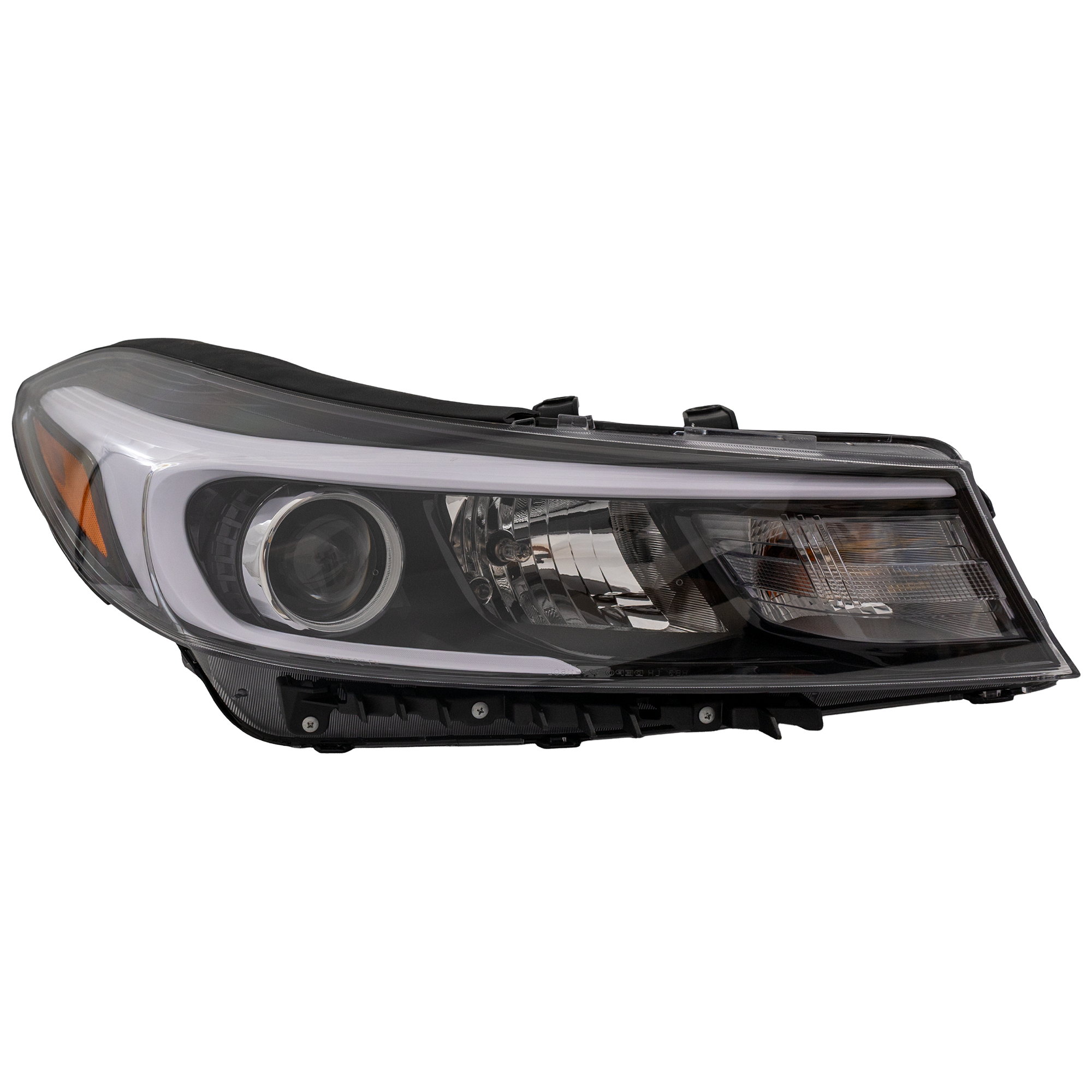 AM FORTE5-17-18 HEAD LAMP RH Assembly Halogen Exc. SX Model w o LED Position Light SKU RK10010025 Partslink KI2503205 OEM 92102A7700