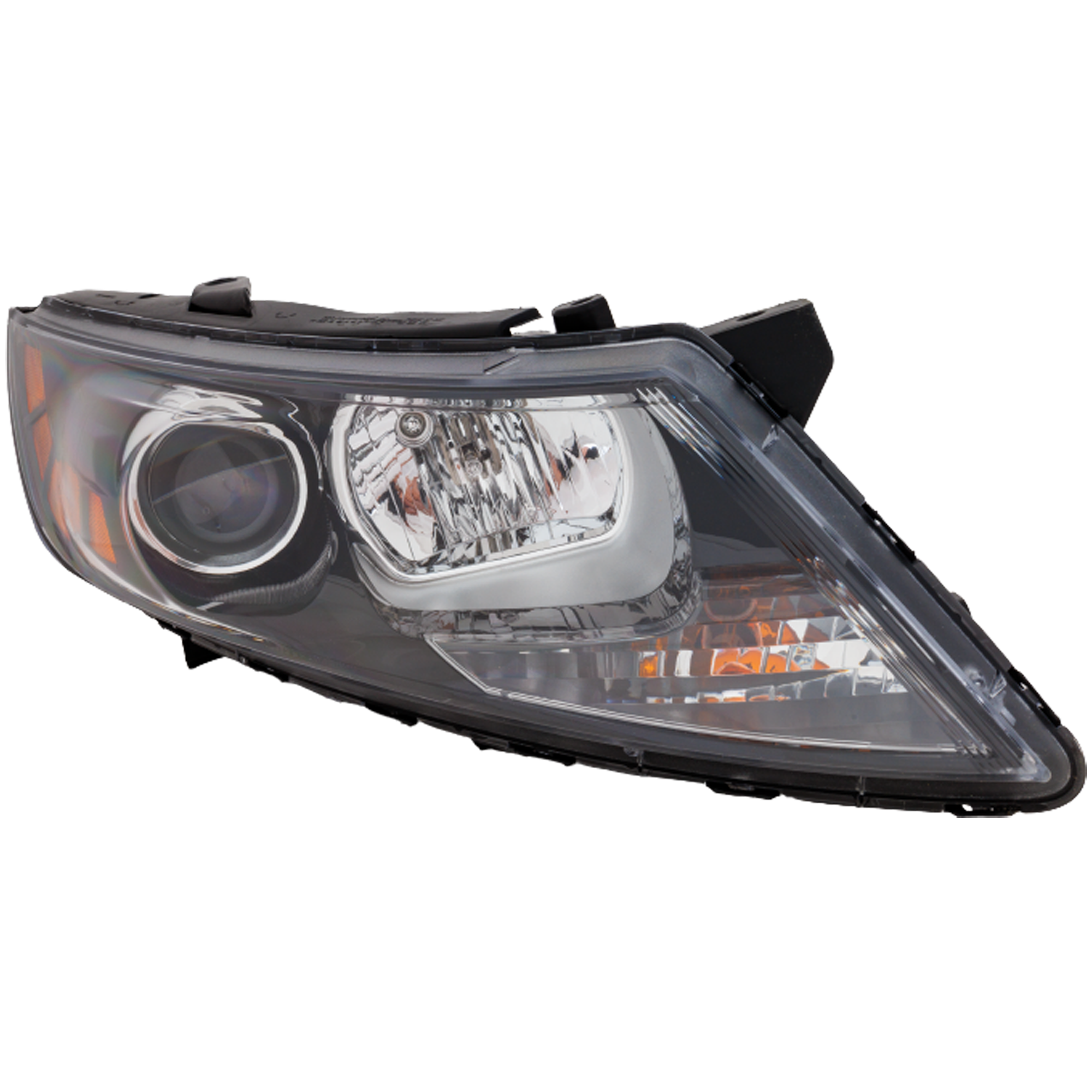 AM OPTIMA 11-11 HEAD LAMP RH Assembly HID Xenon w HID Kit Exc. Hybrid Models Korea Built Vehicle SKU RK10010029 Partslink KI2503231 OEM 921022T110
