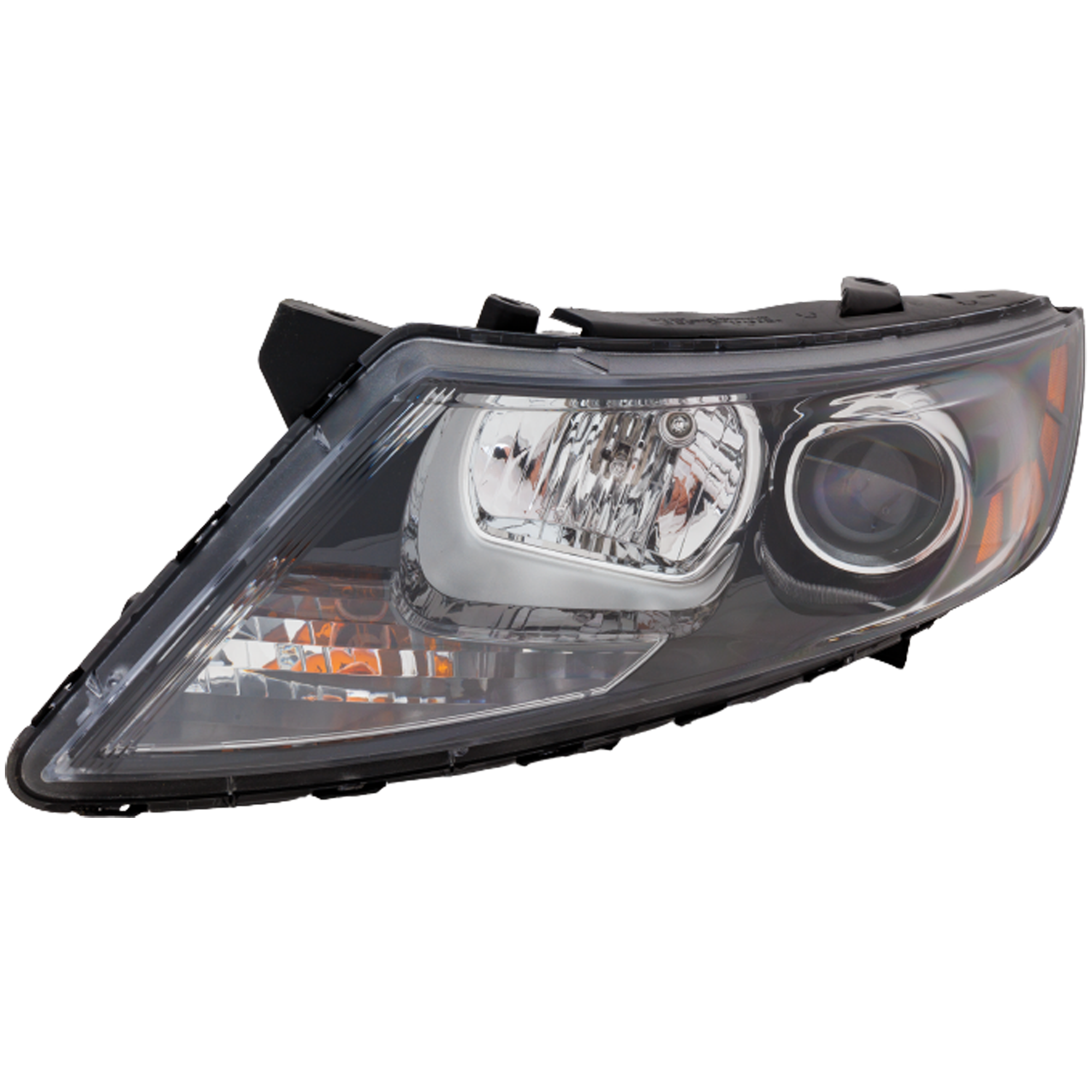 AM OPTIMA 11-11 HEAD LAMP LH Assembly HID Xenon w HID Kit Exc. Hybrid Models Korea Built Vehicle SKU RK10010030 Partslink KI2502231 OEM 921012T110