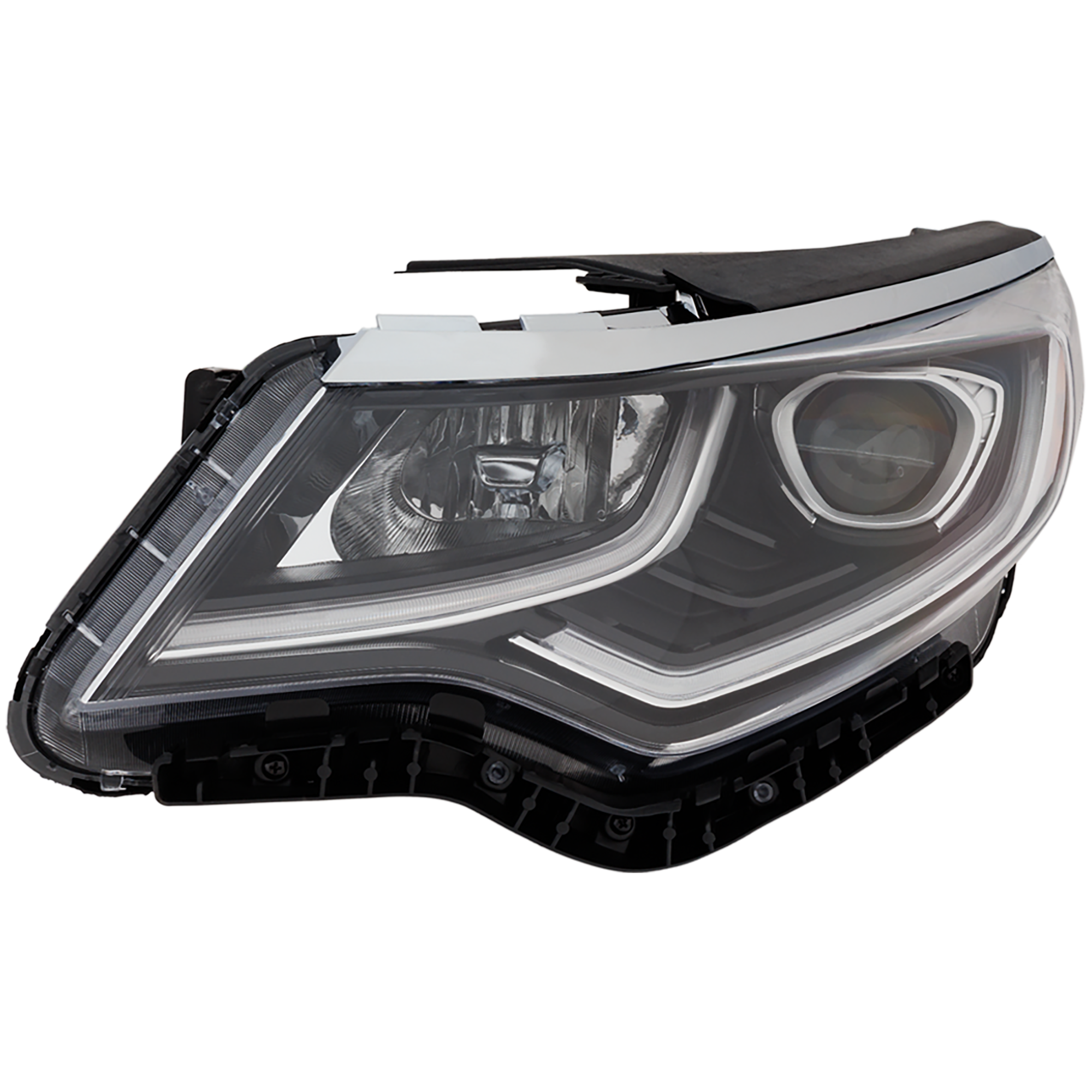 AM OPTIMA 19-20 HEAD LAMP LH Assembly Halogen USA Built Vehicle w Daytime Running Light Exc. Hybrid Plug In Models SKU RK10010036 Partslink KI2502232 OEM 92101D5500