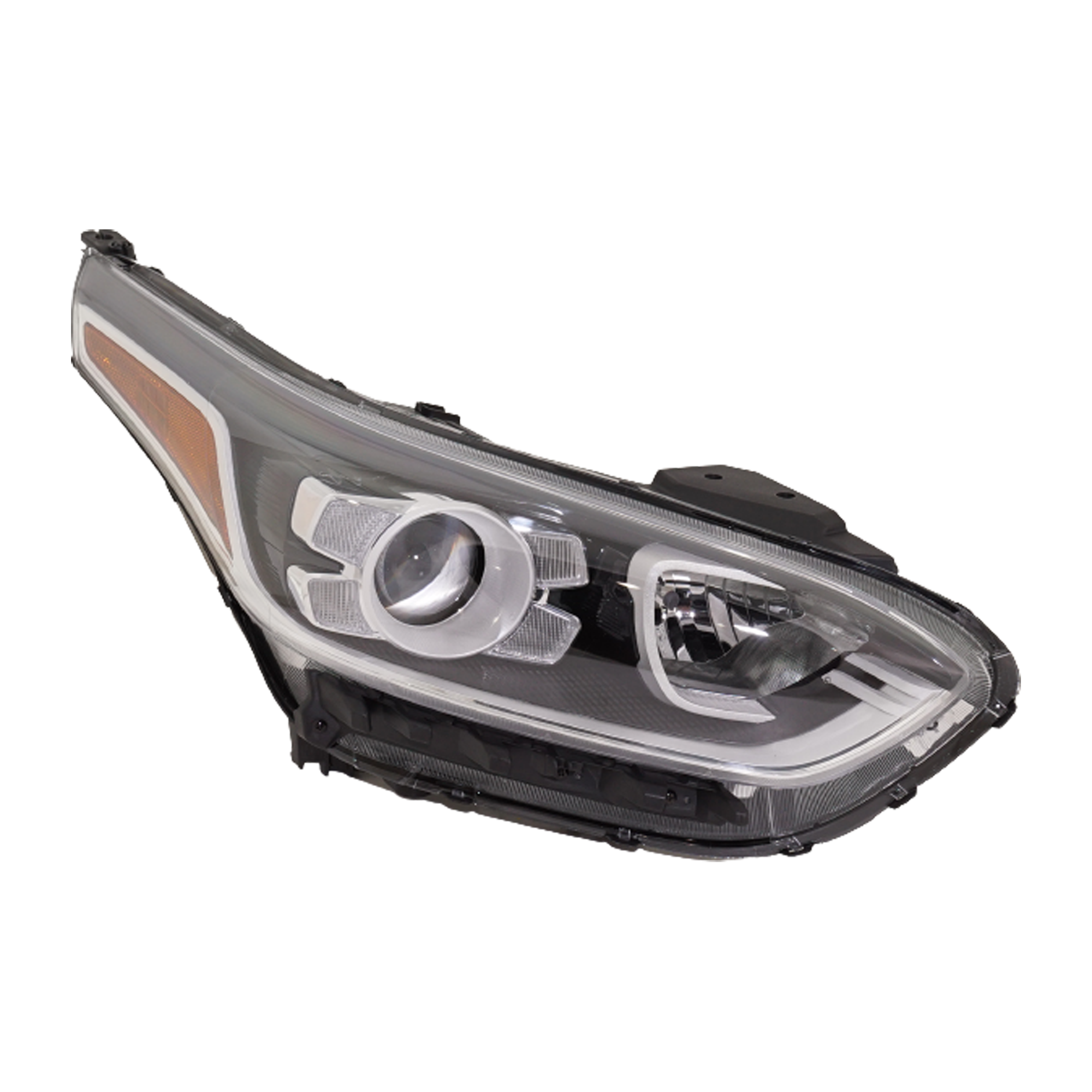 AM FORTE 19-21 HEAD LAMP RH Assembly Halogen EX GT Line S Model Sedan CAPA SKU RK10010045Q Partslink KI2503241C OEM 92102M7100