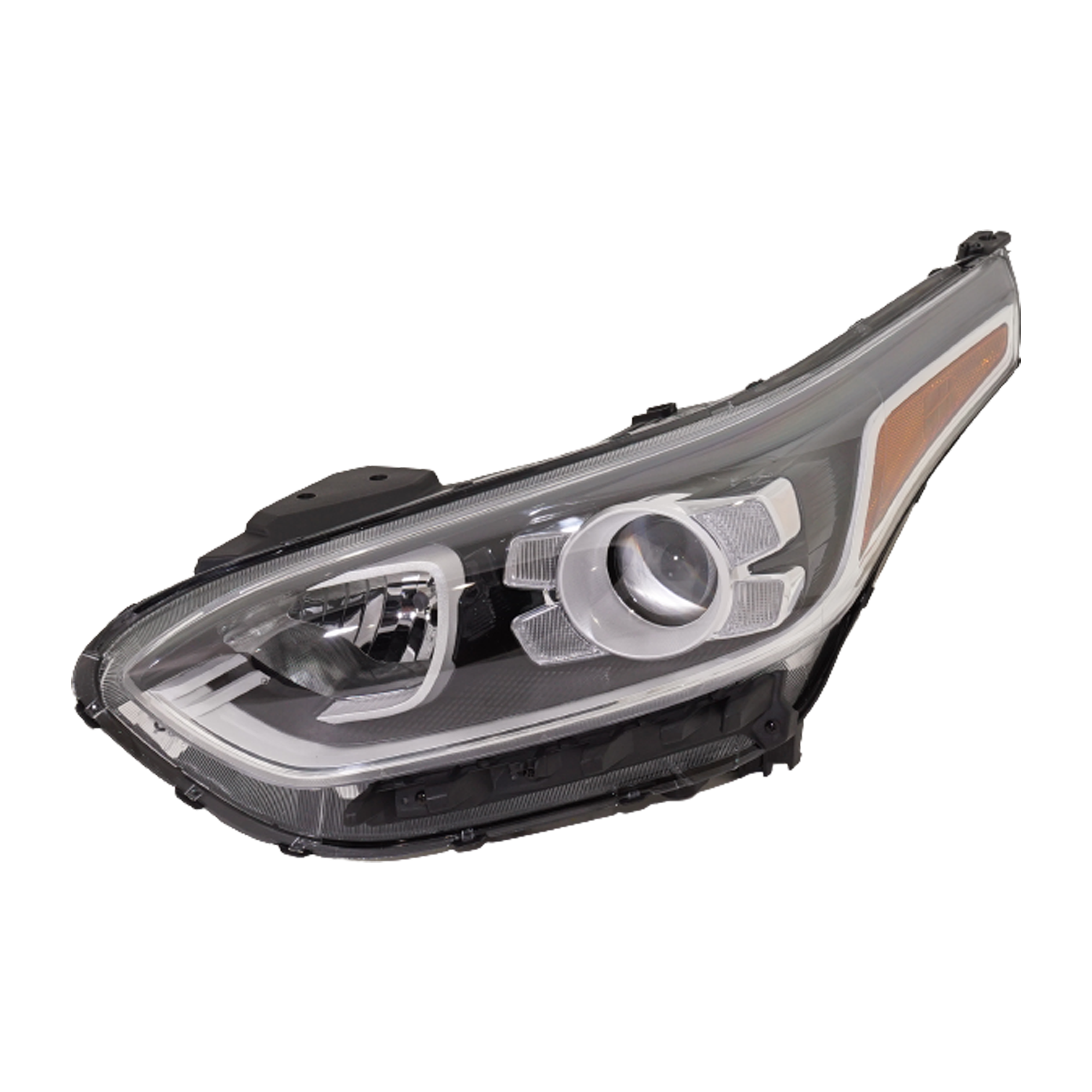 AM FORTE 19-21 HEAD LAMP LH Assembly Halogen EX GT Line S Model Sedan CAPA SKU RK10010046Q Partslink KI2502241C OEM 92101M7100