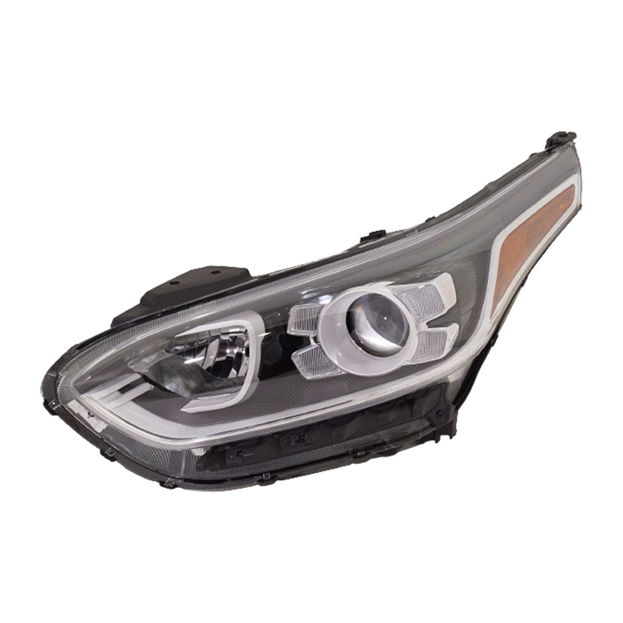 AM FORTE 19-21 HEAD LAMP LH Assembly Halogen EX GT Line S Model Sedan SKU RK10010046 Partslink KI2502241 OEM 92101M7100