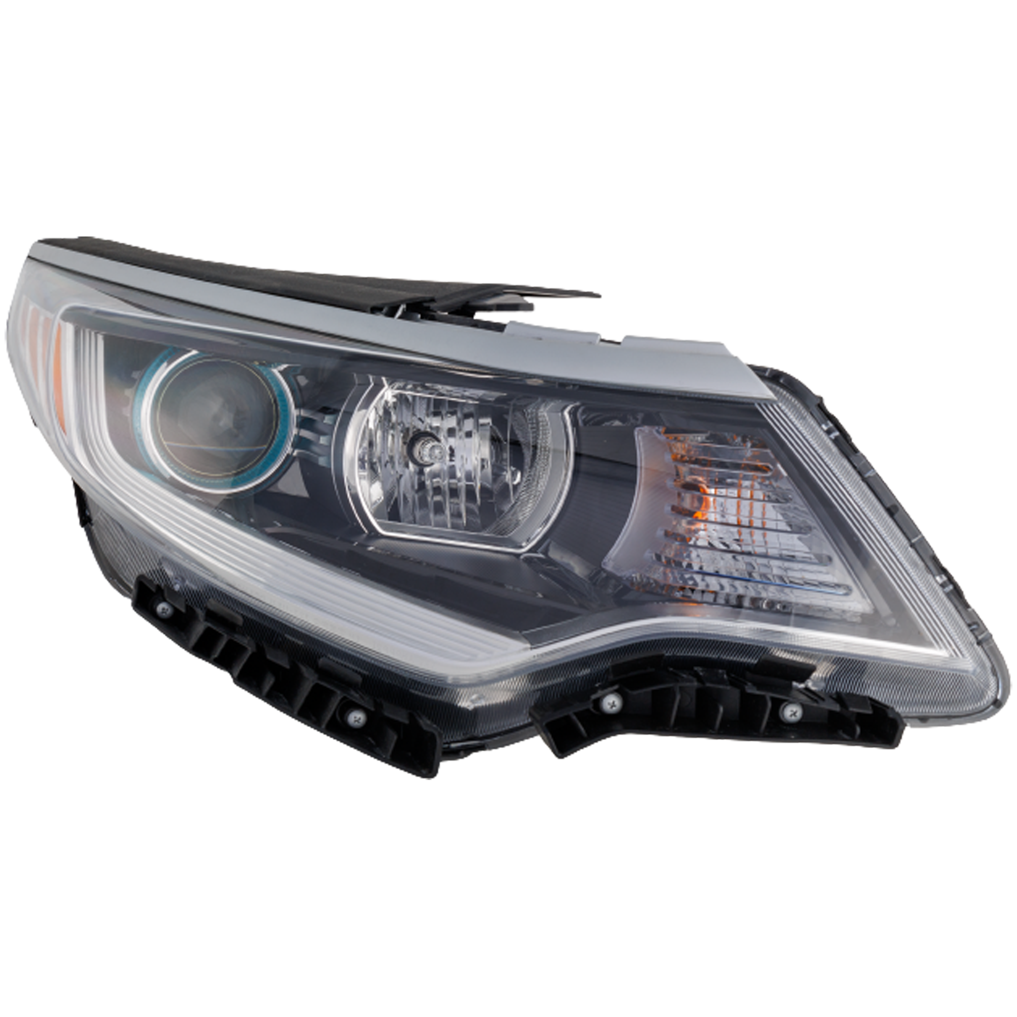 AM OPTIMA 17-20 HEAD LAMP RH Assembly Halogen w o Daytime Running Lamps Hybrid Model SKU RK10010059 Partslink KI2503219 OEM 92102A8060
