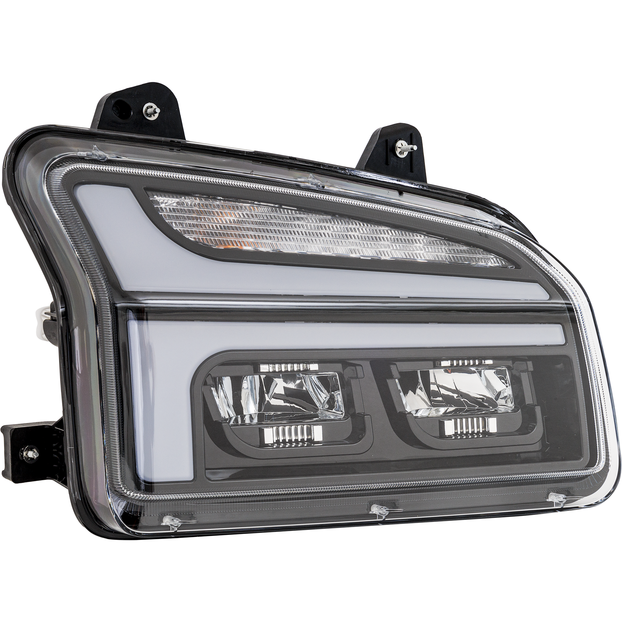 AM T880 HD TRUCK 14-22 HEAD LAMP RH Assembly Performance LED Black 12V SKU RK10010065 HDU OEM P546104100R