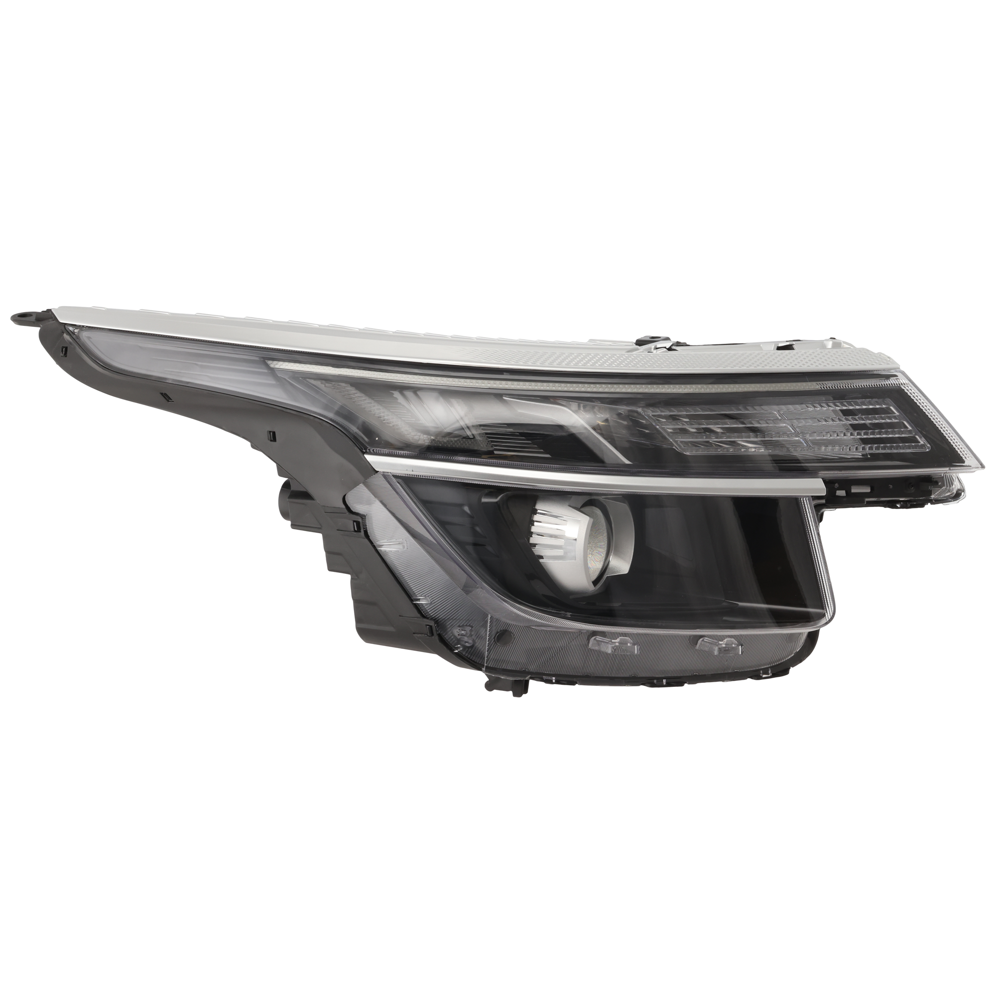 AM SELTOS 21-23 HEAD LAMP RH Assembly Halogen EX EX Premium Nightfall Edition S Models w LED Daytime Running Light CAPA SKU RK10010099AQ Partslink KI2503247C OEM 92102Q5130