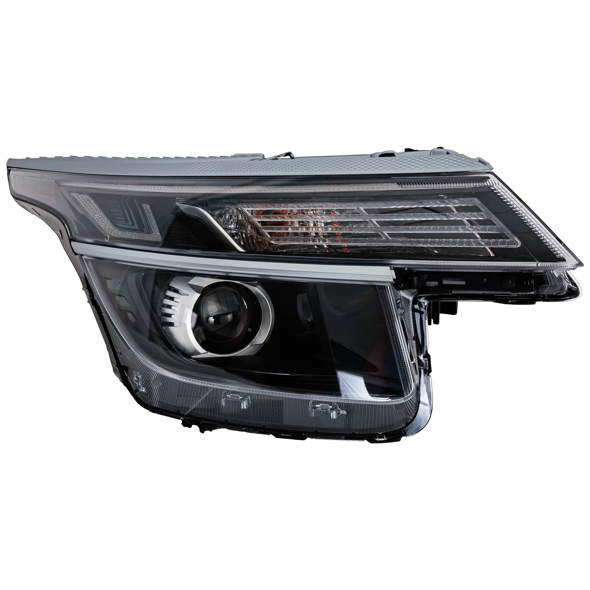 AM SELTOS 21-23 HEAD LAMP RH Assembly Halogen EX EX Premium Nightfall Edition S Models w LED Daytime Running Light SKU RK10010099A Partslink KI2503247 OEM 92102Q5130
