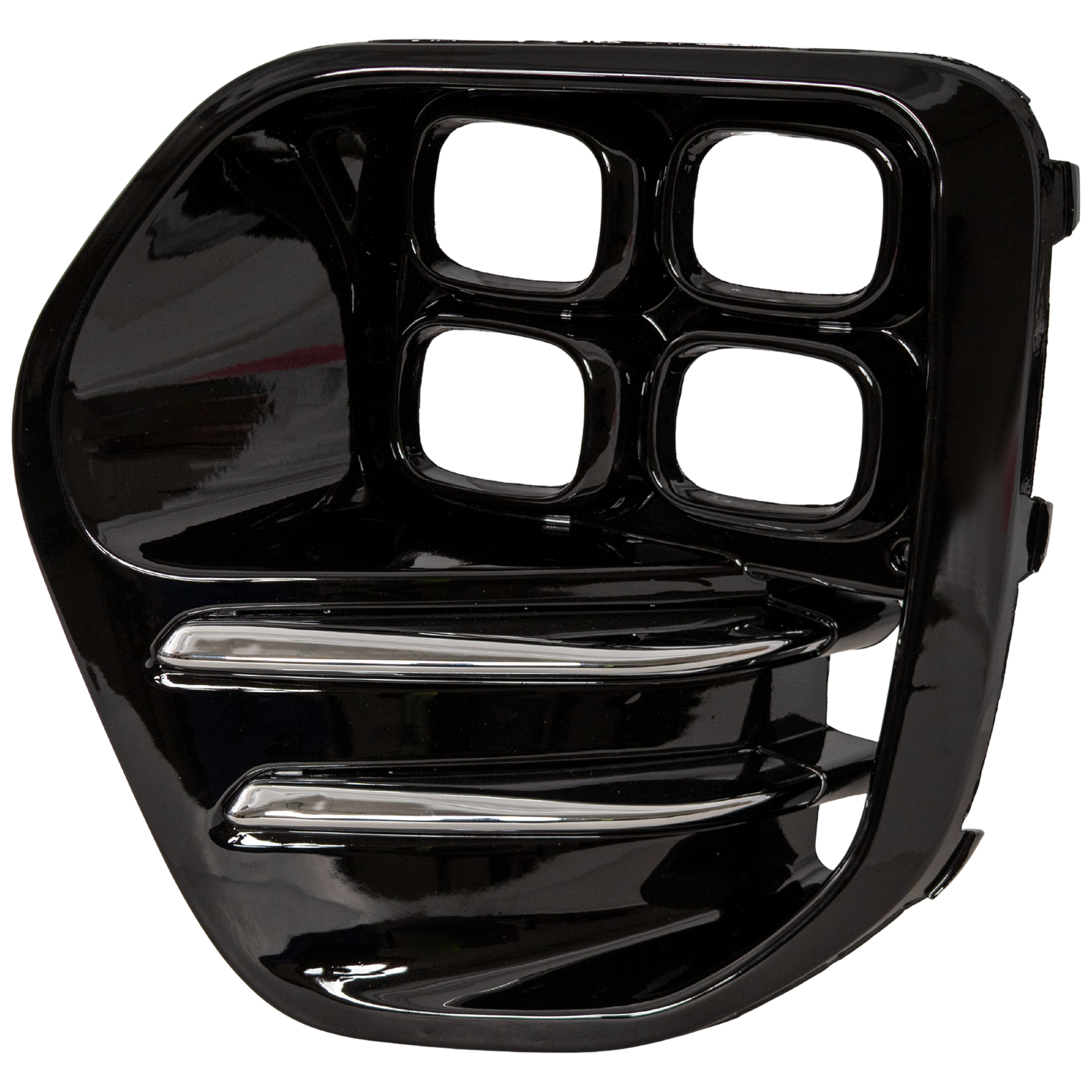 AM SPORTAGE 17-19 FOG LAMP MOLDING LH Black w LED Fog Lamps Front Wheel Drive SKU RK10810022 Partslink KI1038178 OEM 86521D9300