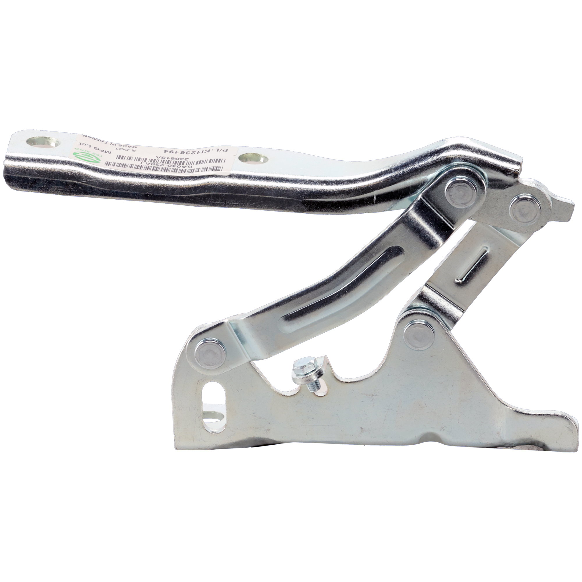 AM SPORTAGE 23-23 HOOD HINGE LH Steel Chrome Korea USA Built Vehicle SKU RK13030008 Partslink KI1236194 OEM 66910P1000