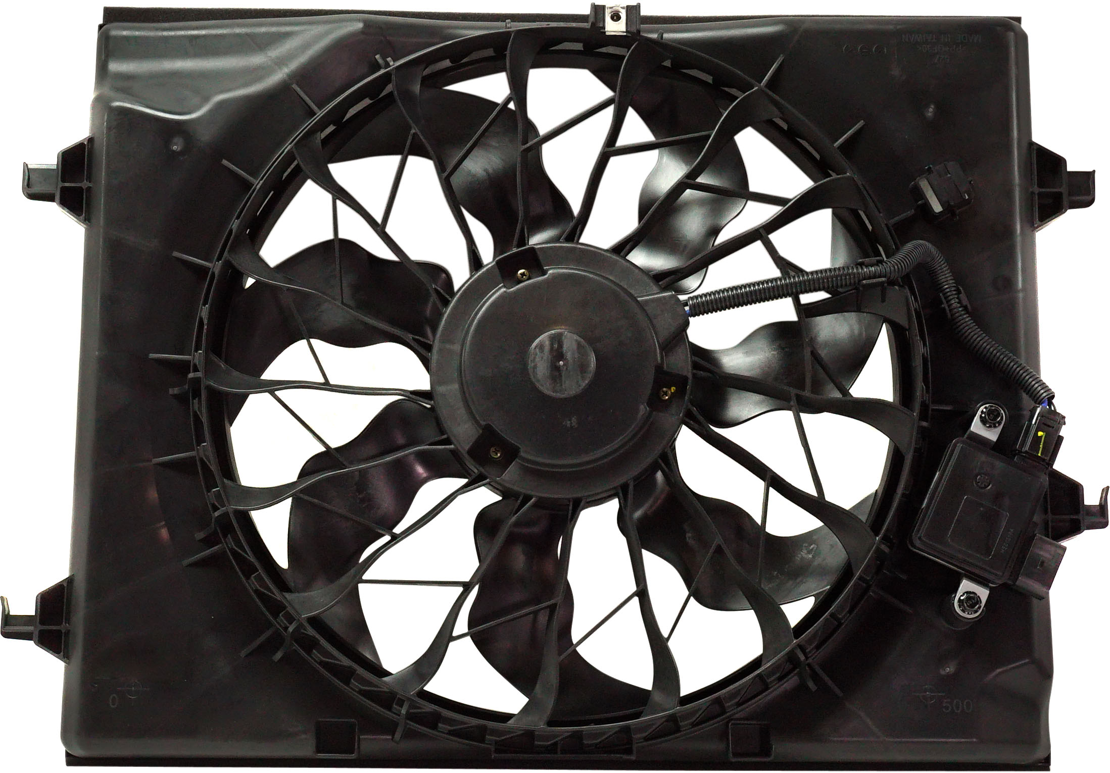 AM OPTIMA 16-20 RADIATOR FAN ASSEMBLY Single Fan 2.4L Exc. Hybrid Models w Control module SKU RK16090001 Partslink KI3115148 OEM 25380D5210-25380D5200