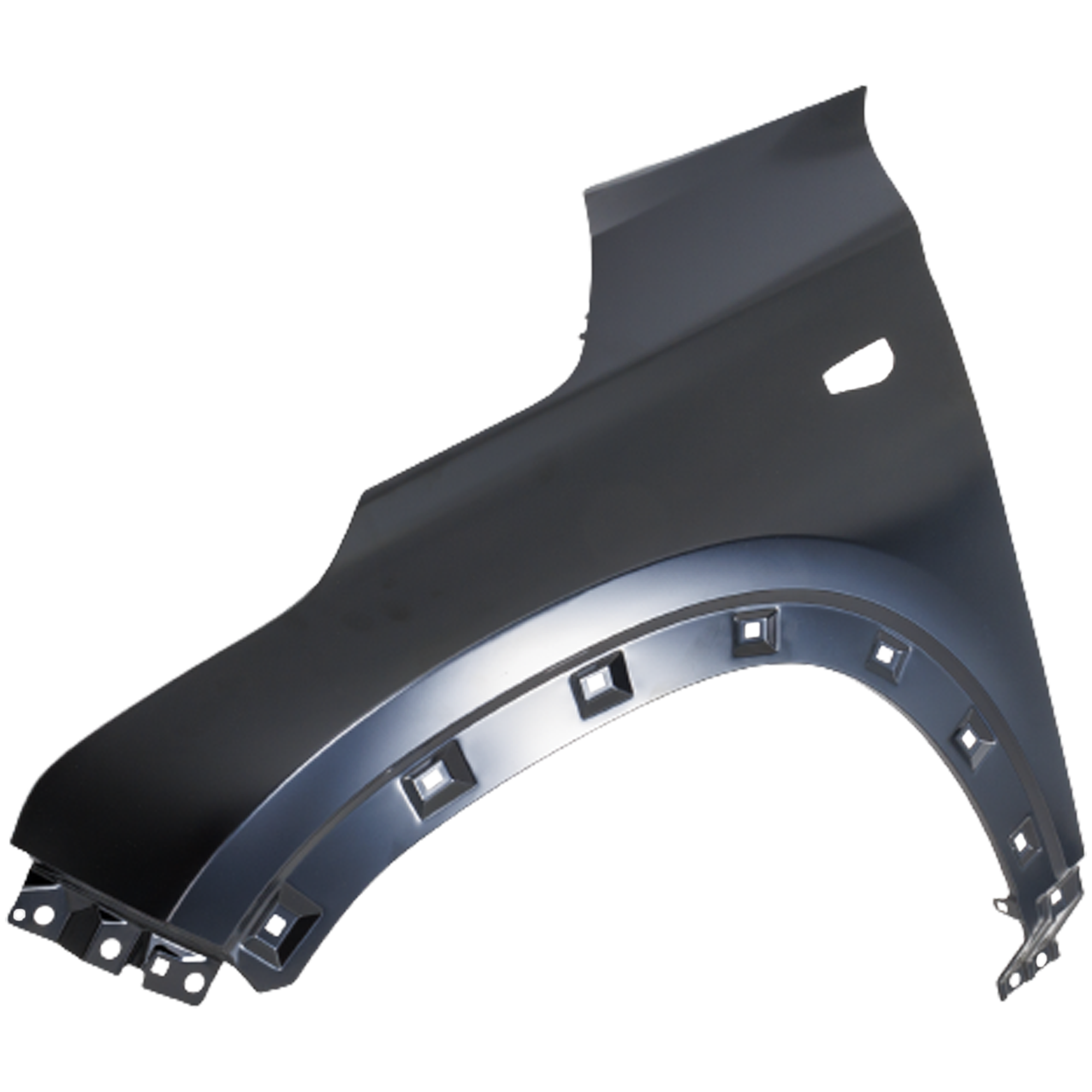 AM SELTOS 21-23 FRONT FENDER LH Steel w o Side Marker Light Holes EX S SX Models CAPA SKU RK22010020Q Partslink KI1240159C OEM 66311Q5000