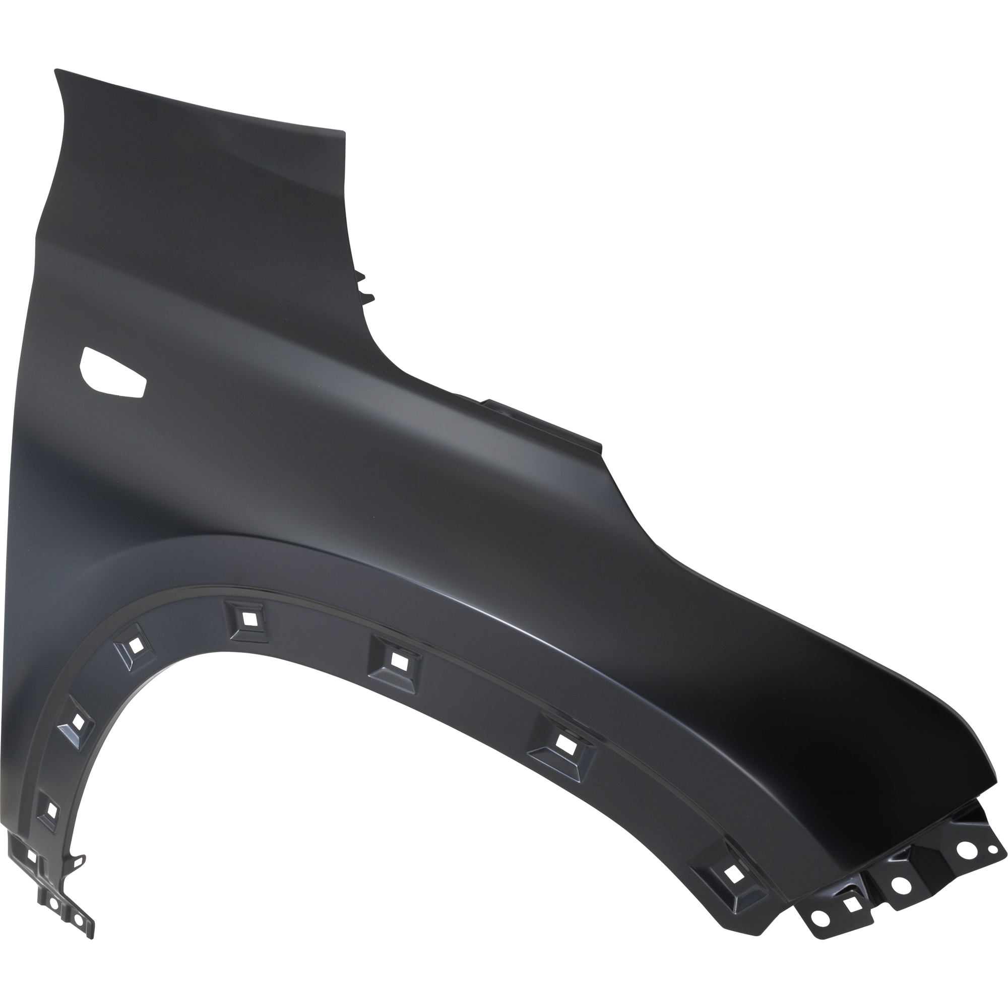 AM SELTOS 21-23 FRONT FENDER RH Steel w Side Marker Light Holes LX Model CAPA SKU RK22010021Q Partslink KI1241160C OEM 66321Q5050