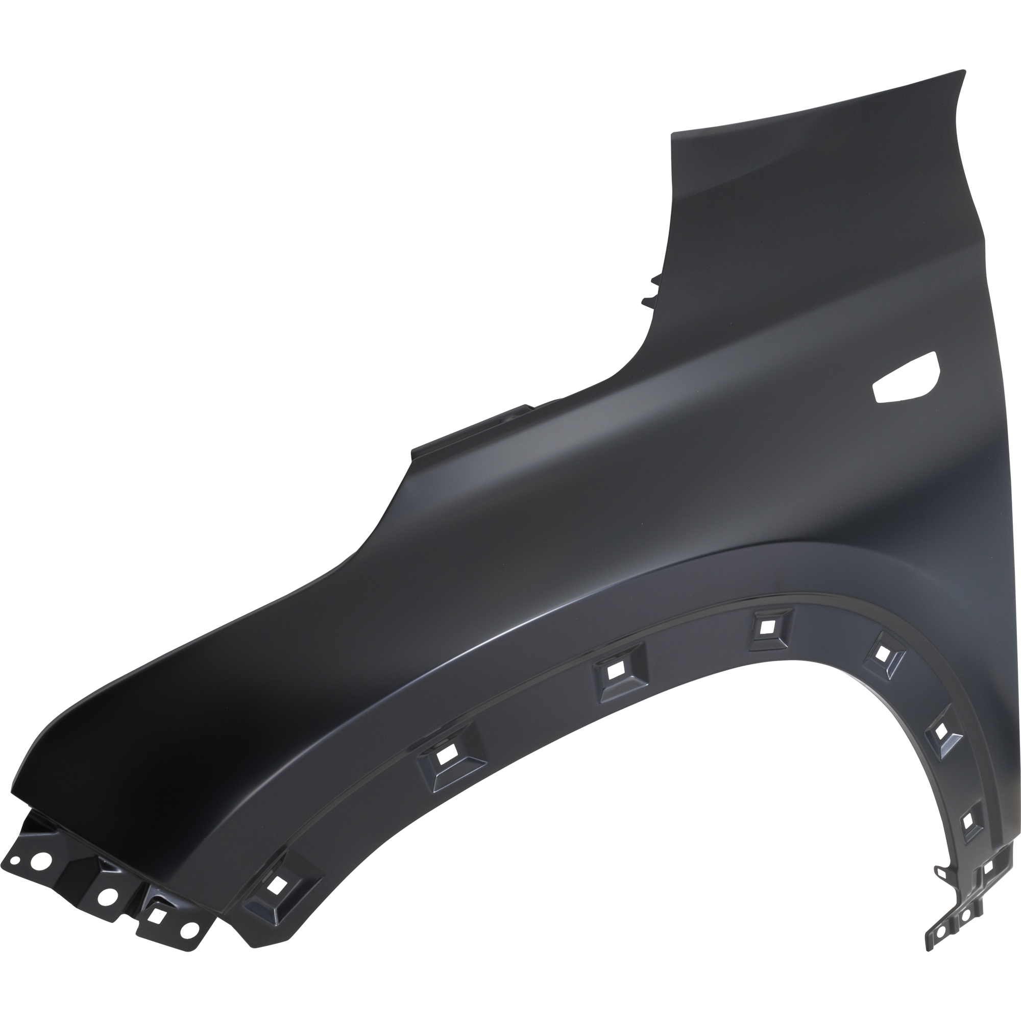 AM SELTOS 21-23 FRONT FENDER LH Steel LX Model w Side Marker Light Holes SKU RK22010022 Partslink KI1240160 OEM 66311Q5050