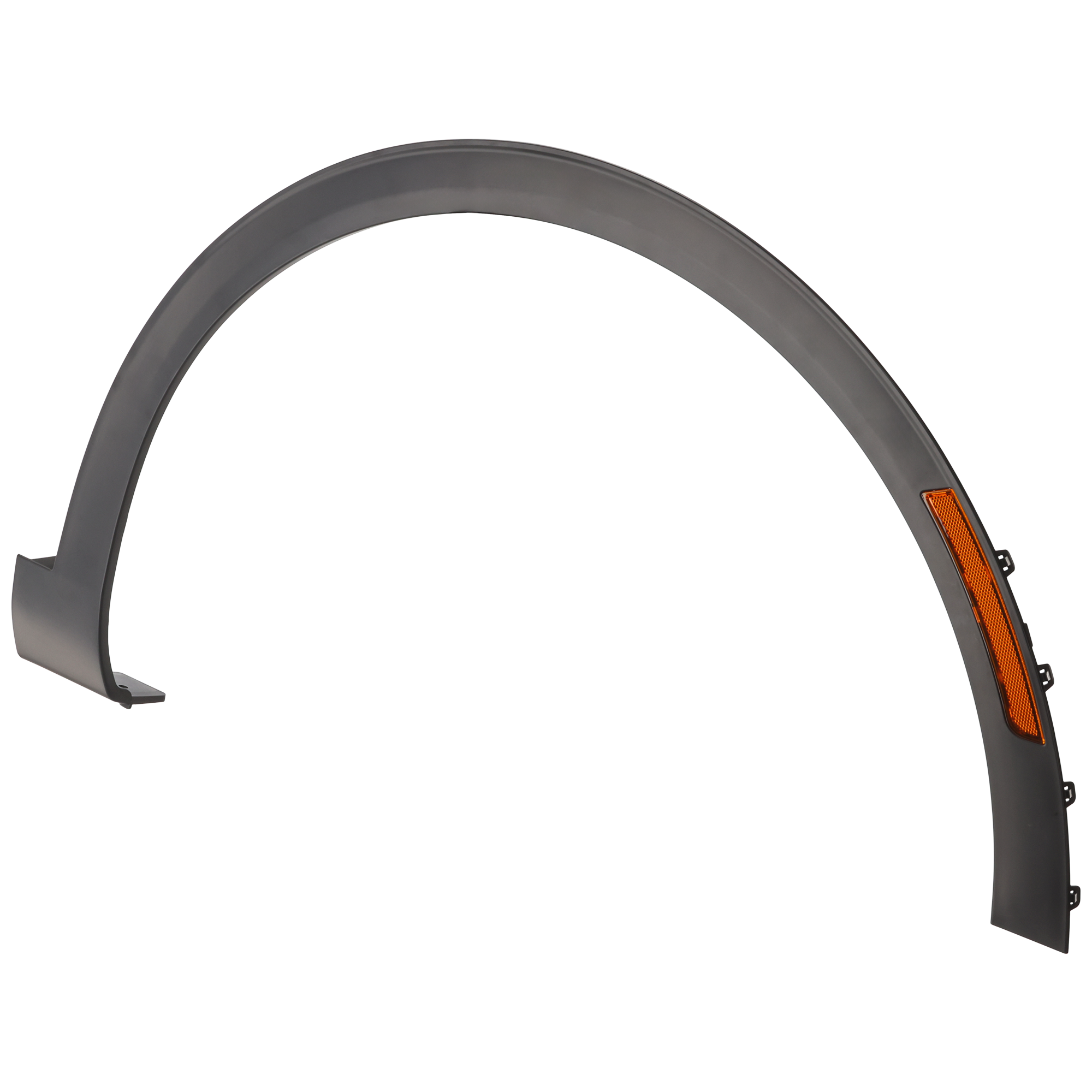 AM SPORTAGE 23-23 FRONT WHEEL OPENING MOLDING RH Gloss Black Plastic SX SX Prestige Models SKU RK22130015 Partslink KI1291115 OEM 87712DW100