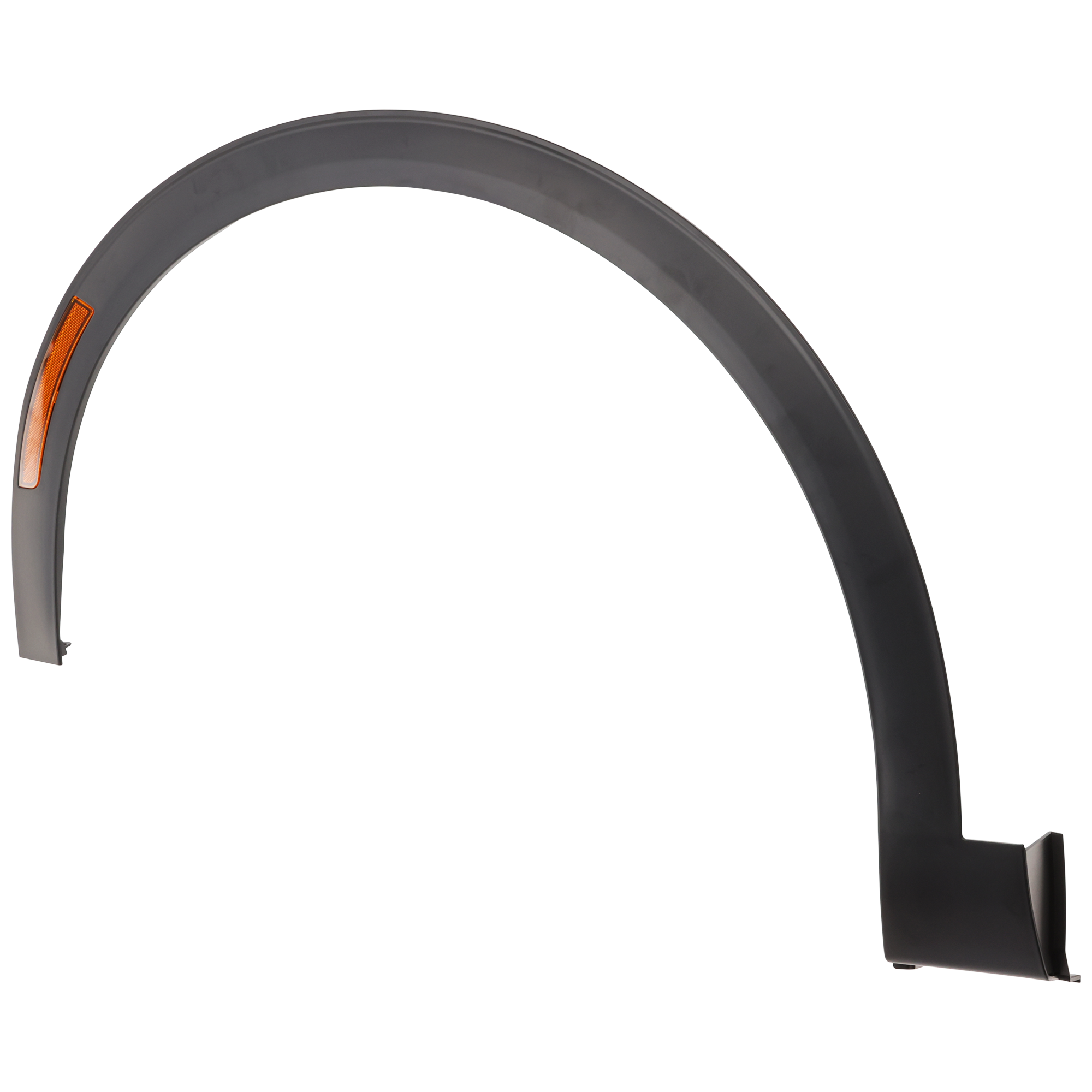 AM SPORTAGE 23-23 FRONT WHEEL OPENING MOLDING LH Gloss Black Plastic SX SX Prestige Models SKU RK22130016 Partslink KI1290115 OEM 87711DW100