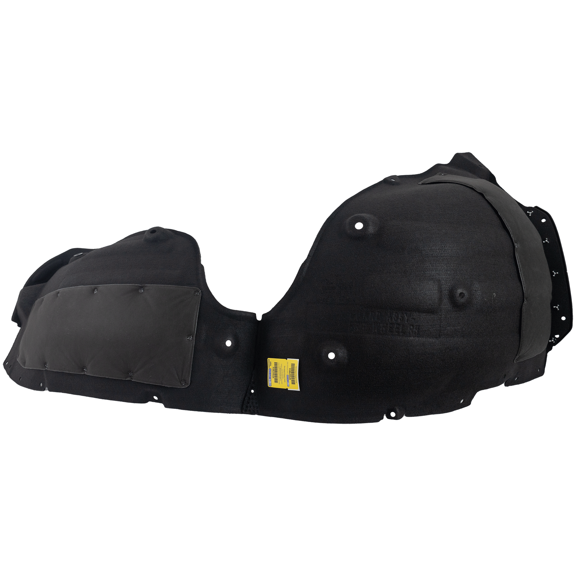 AM CARNIVAL 22-24 FRONT FENDER LINER RH Plastic Heated Form w Insulation Foam SKU RK22210047 Partslink KI1249169 OEM 86812R0000