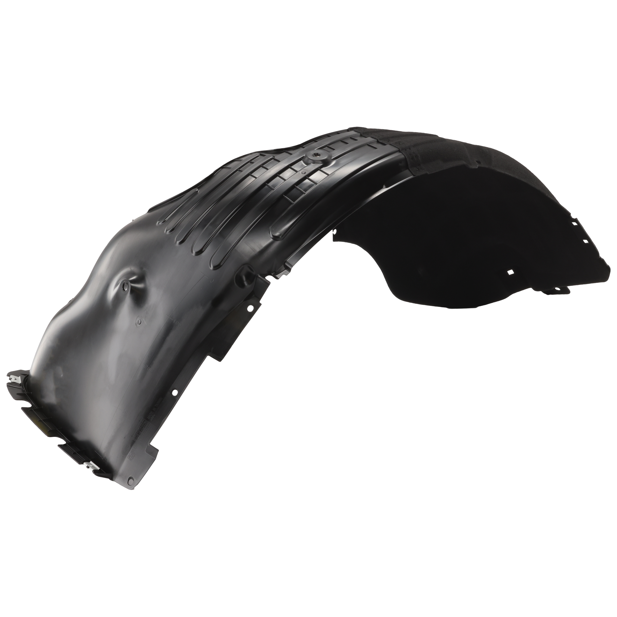 AM OPTIMA 16-18 FRONT FENDER LINER LH Polypropylene Injection Form Exc. Hybrid Model USA Built Vehicle SKU RK22210056 Partslink KI1248152 OEM 86811D5000