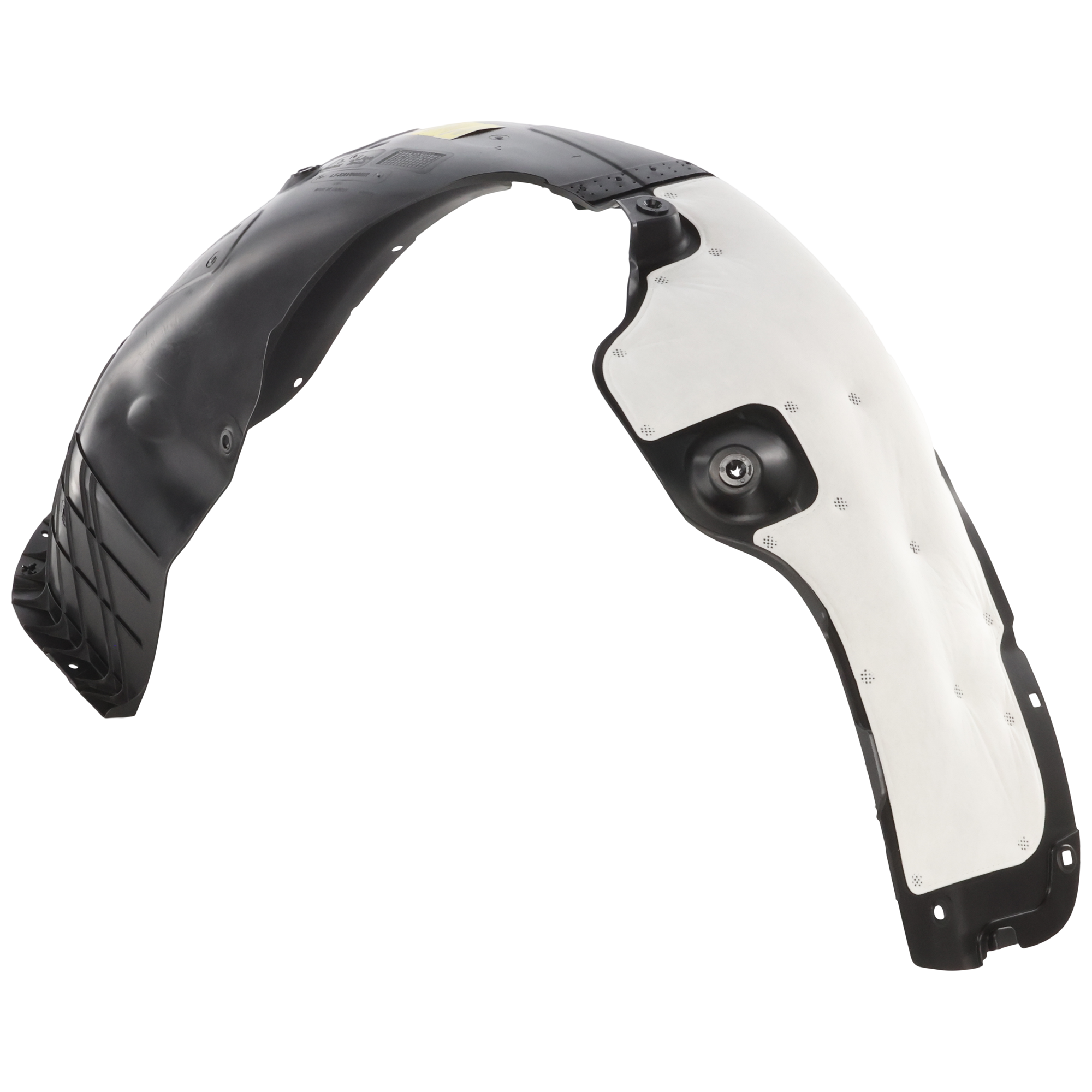 AM SOUL 23-25 FRONT FENDER LINER RH Injection Form w Insulation Foam CAPA SKU RK22210071Q Partslink KI1249176C OEM 86812K0500