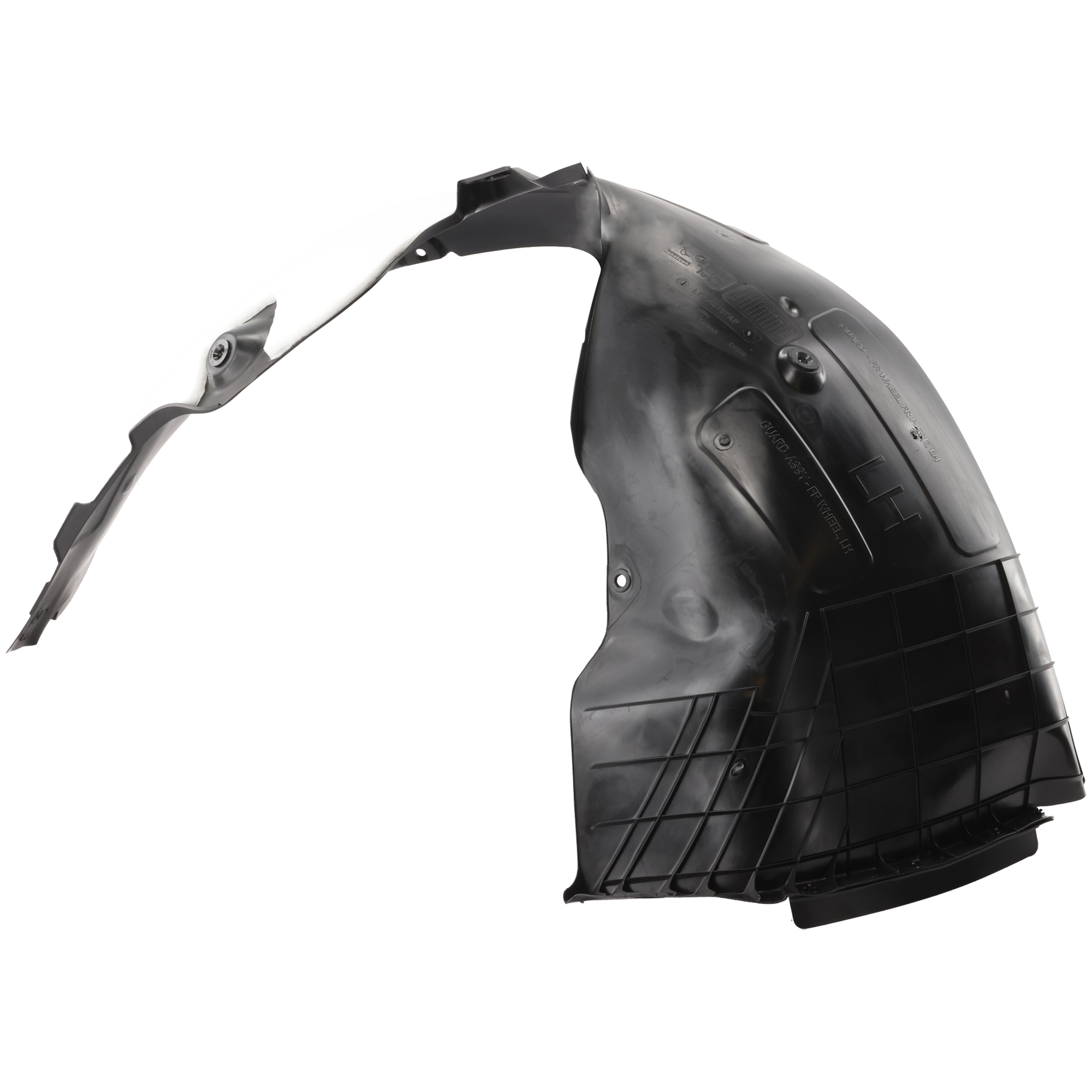 AM SOUL 23-25 FRONT FENDER LINER LH Injection Form w Insulation Foam CAPA SKU RK22210072Q Partslink KI1248176C OEM 86811K0500