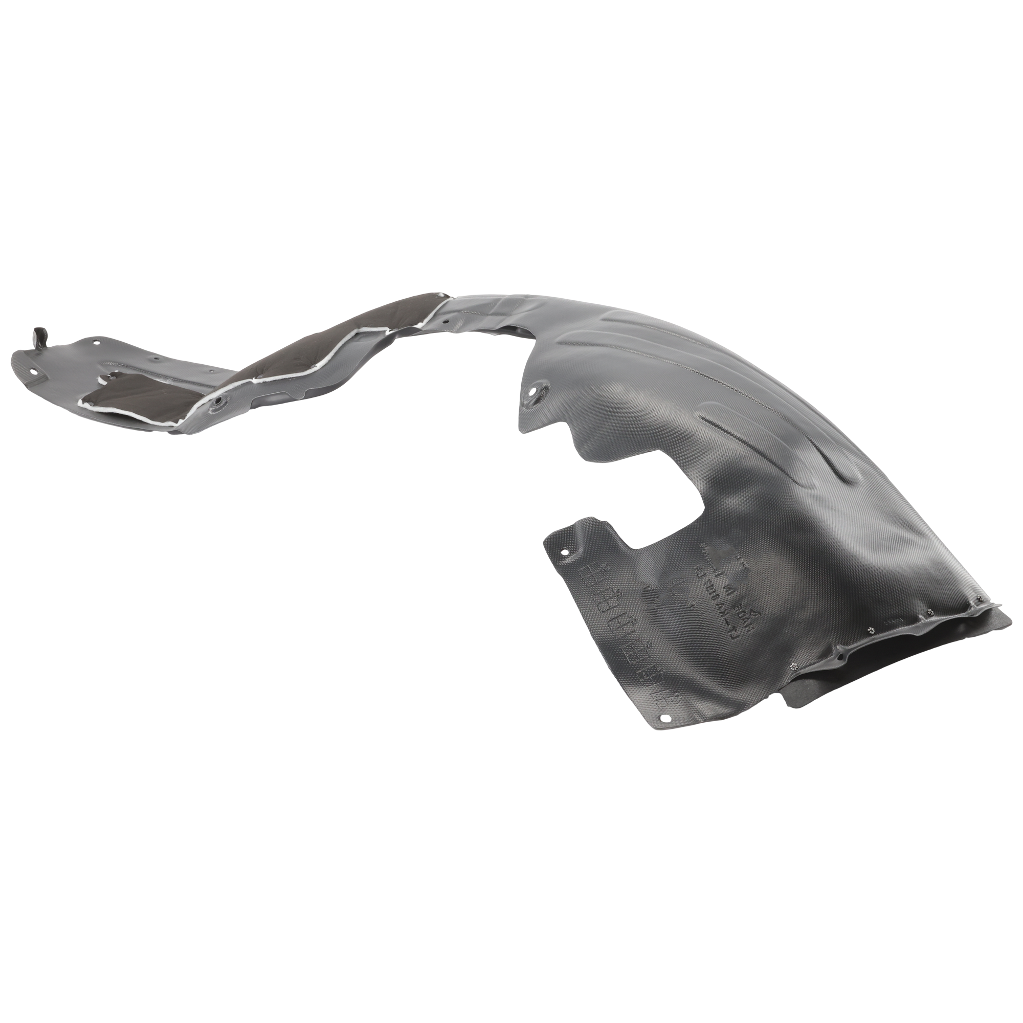 AM NIRO 20-22 FRONT FENDER LINER LH Vacuum Form w Insulation Foam SKU RK22210076 OEM 86811G5500 PFM