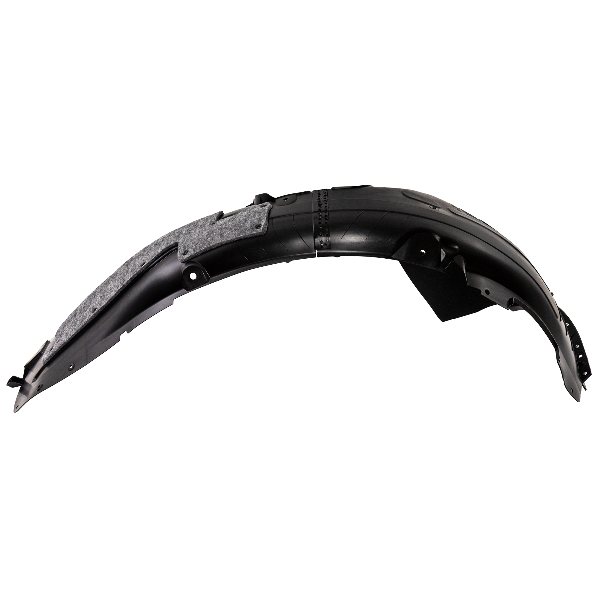 AM NIRO 17-19 FRONT FENDER LINER RH Injection Form w Insulation Foam CAPA SKU RK22210079Q Partslink KI1249161C OEM 86812G5000