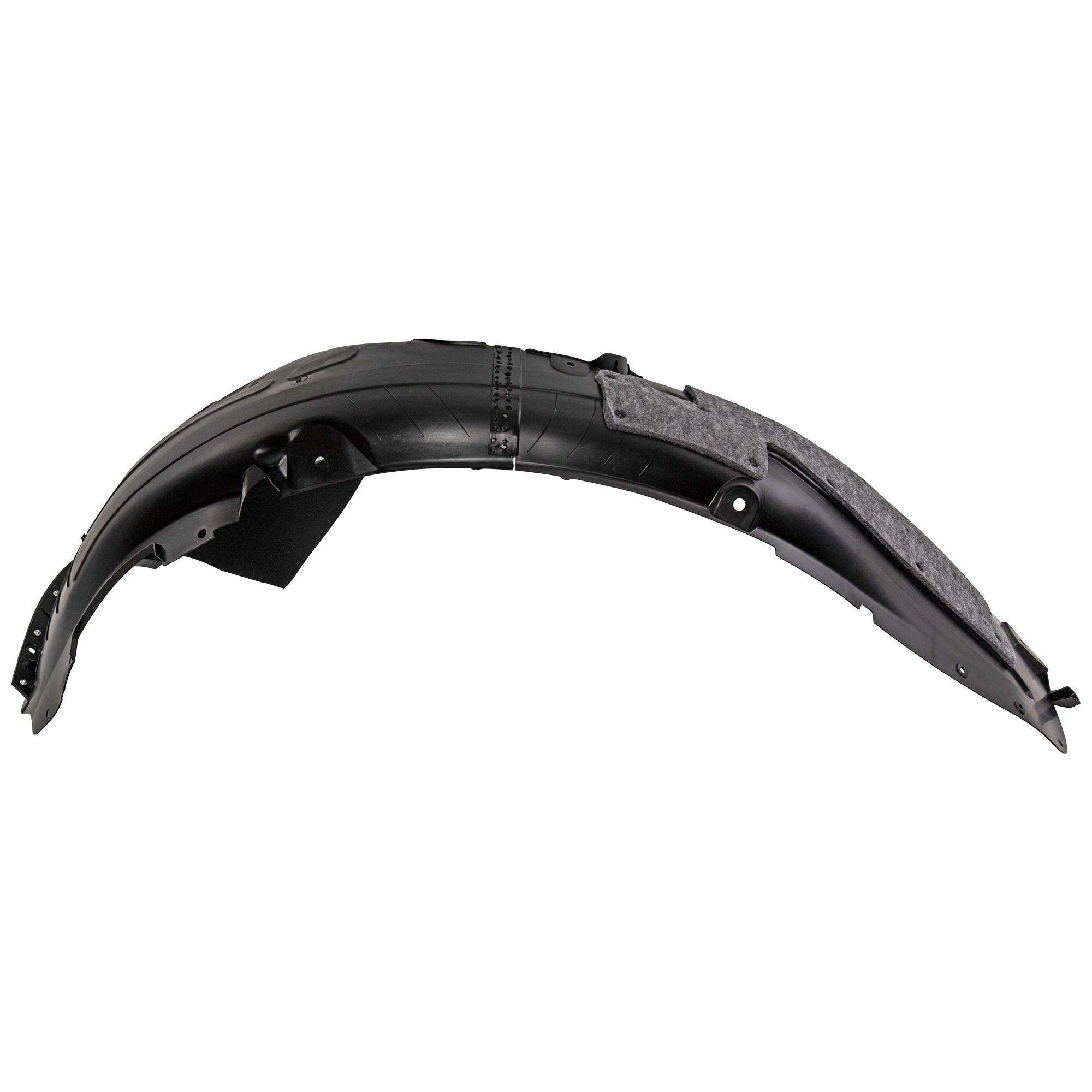 AM NIRO 17-19 FRONT FENDER LINER LH Injection Form w Insulation Foam CAPA SKU RK22210080Q Partslink KI1248161C OEM 86811G5000