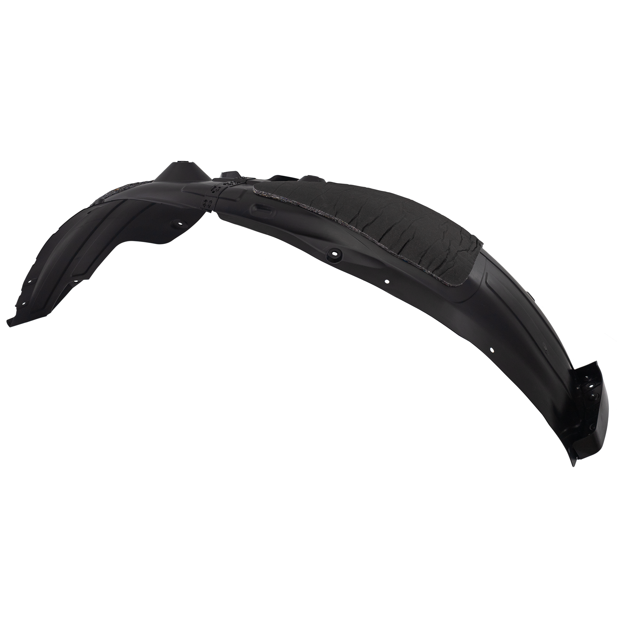 AM EV6-22-24 FRONT FENDER LINER RH Assembly Polypropylene Injection Form w Insulation Foam Light Long Range Standard Range Wind Models SKU RK22210083 Partslink KI1249177 OEM 86812CV000