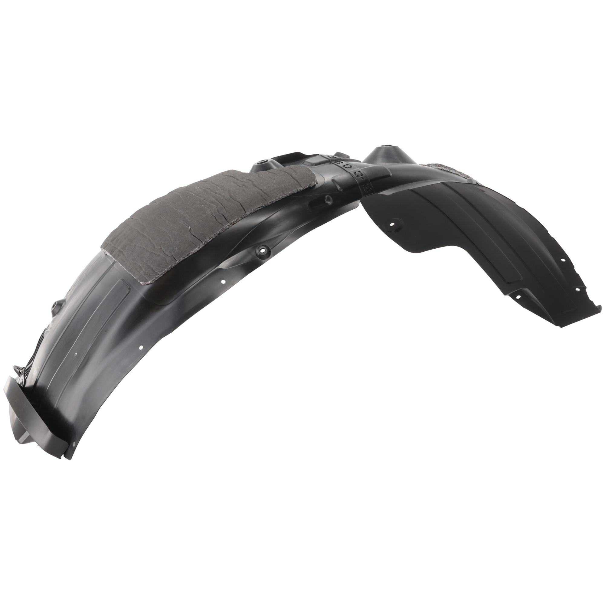 AM EV6-22-24 FRONT FENDER LINER LH Assembly Polypropylene Injection Form w Insulation Foam Light Long Range Standard Range Wind Models SKU RK22210084 Partslink KI1248177 OEM 86811CV000