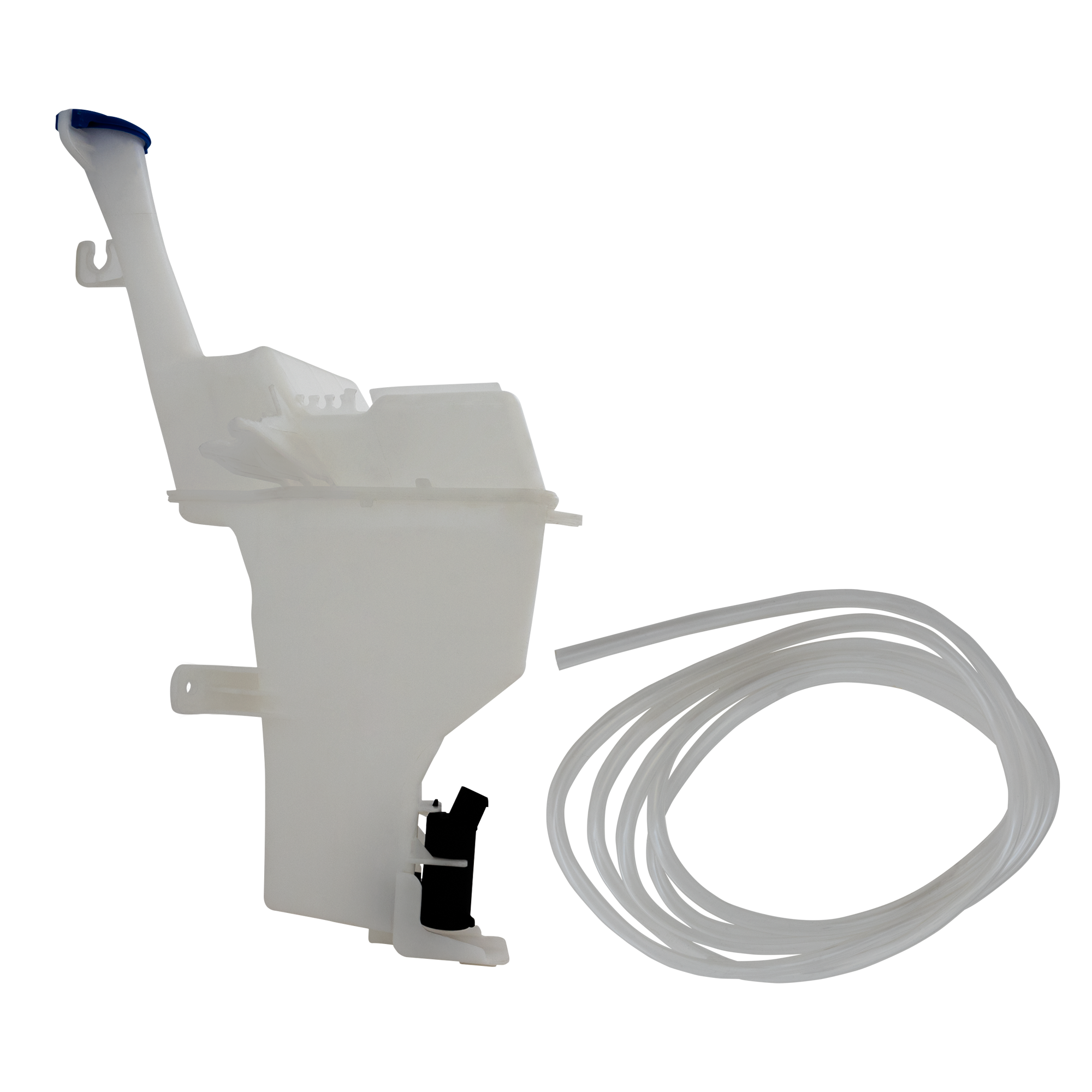 AM RIO 16-17 WASHER RESERVOIR Assembly w Pump Cap and Filler Neck w o Fluid Level Sensor Port Sedan SKU RK37050008 Partslink KI1288128 OEM 986101W600