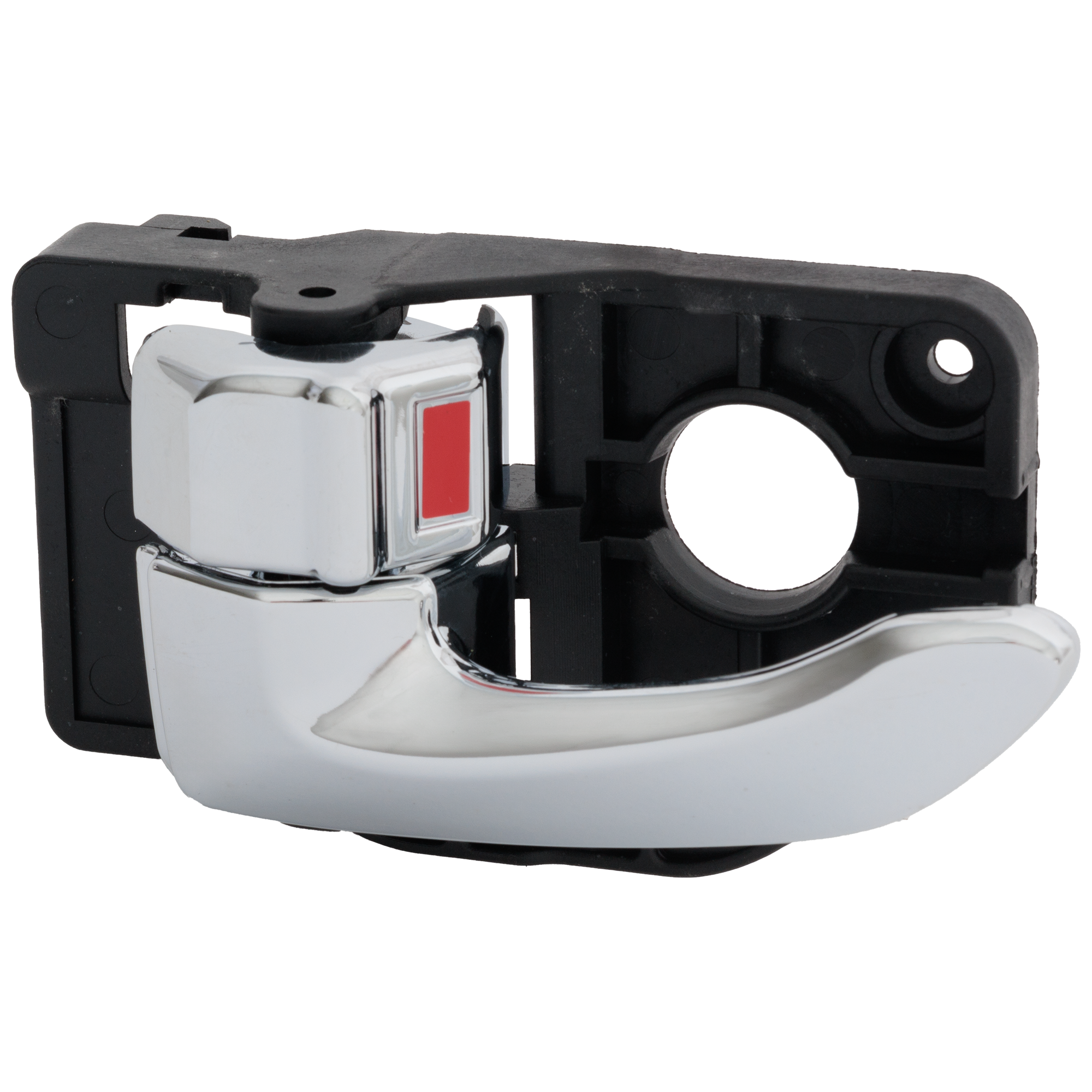 AM SOUL 10-13 FRONT OR REAR INTERIOR DOOR HANDLE LH Chrome w Door Lock Button SKU RK46210006 OEM 826102K000AE2