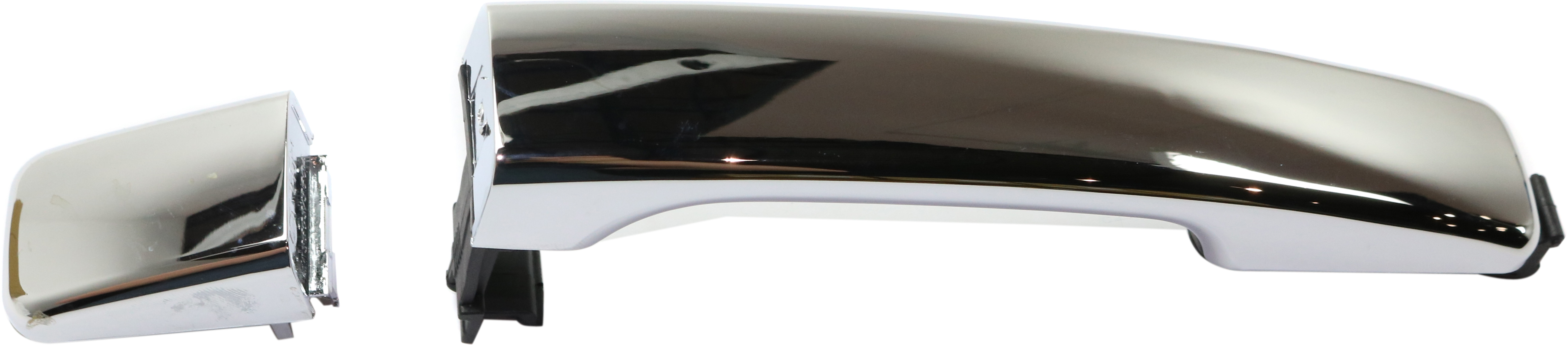 AM SOUL 14-22 FRONT EXTERIOR DOOR HANDLE RH All Chrome w Cover w o Smart Entry System and Keyhole SKU RK46250001K OEM 82651B2020-82662B2020