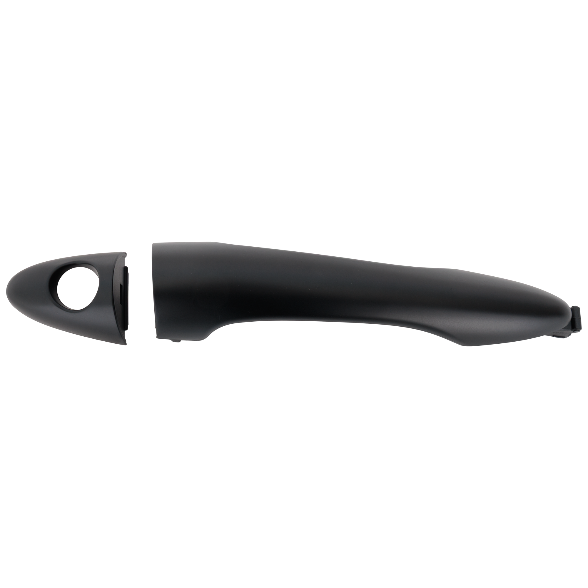 AM SPORTAGE 11-16 FRONT EXTERIOR DOOR HANDLE RH Primed Black w Cover w o Smart entry System w Keyhole SKU RK46250039 OEM 826613W000