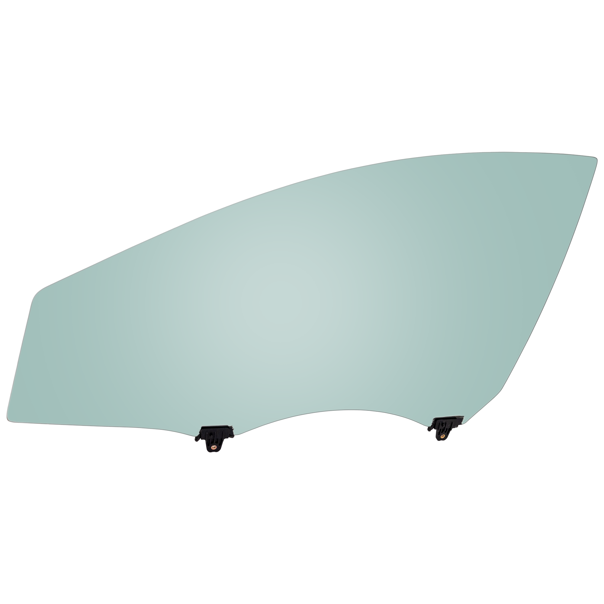 AM FORTE 10-13 FRONT DOOR GLASS LH Green Tint w Solar Clip SKU RK48010022 OEM 824111M010