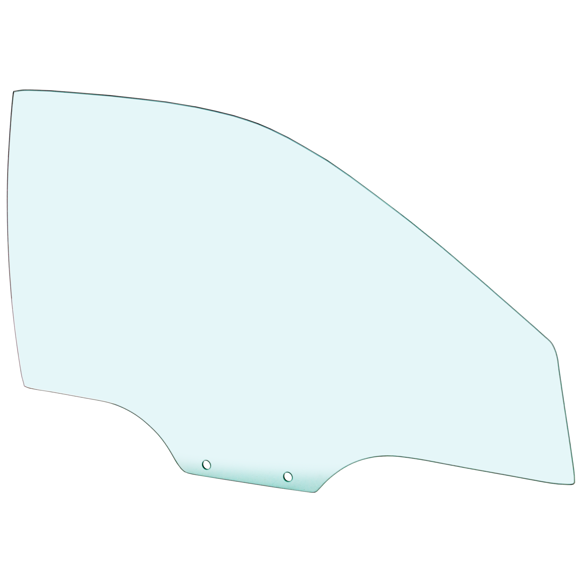AM KIA SEPHIA 98-01 SPECTRA 00-04 FRONT DOOR GLASS RH Green Tint SKU RK48010045 OEM 0K2A358511