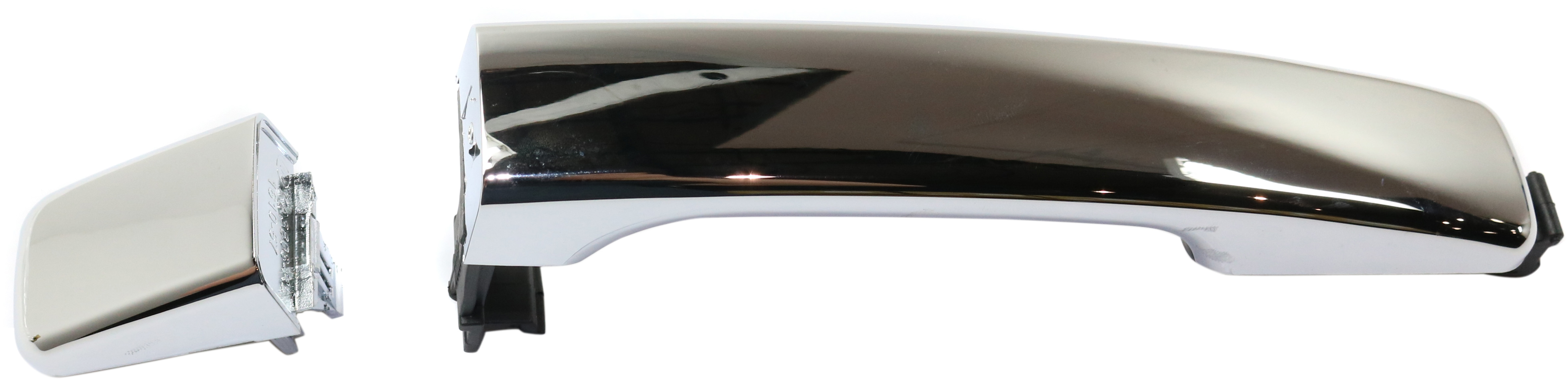 AM SOUL 14-22 REAR EXTERIOR DOOR HANDLE LH All Chrome w Cover w o Smart Entry System SKU RK49150002 OEM 83651B2020-83652B2020